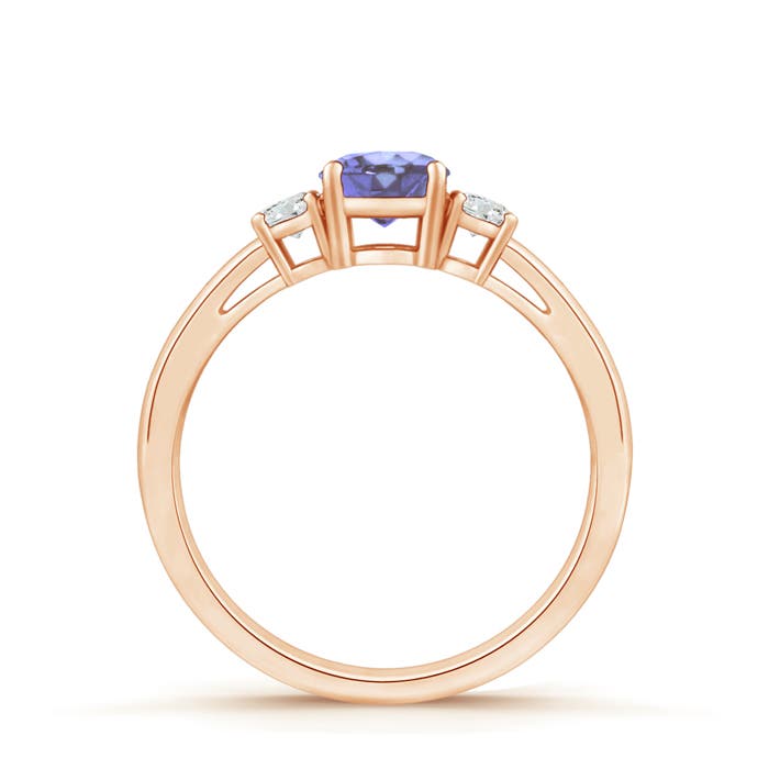 AA - Tanzanite / 0.59 CT / 14 KT Rose Gold