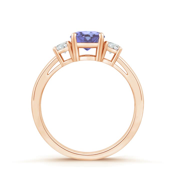 A - Tanzanite / 1.11 CT / 14 KT Rose Gold