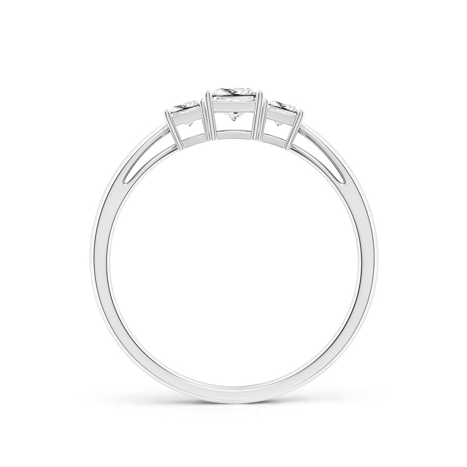 3.5mm HSI2 Three Stone Princess-Cut Diamond Ring in White Gold side 199
