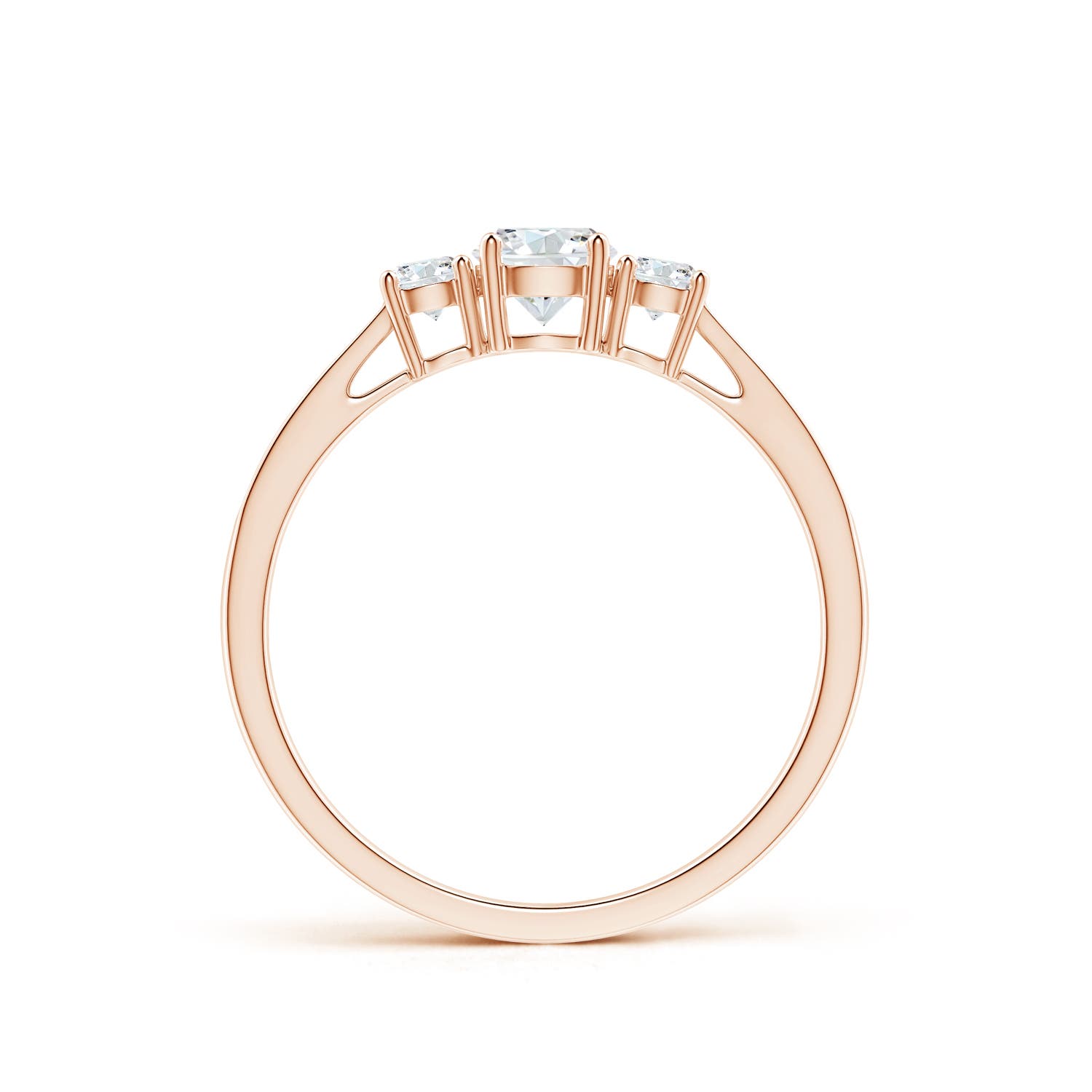 G, VS2 / 0.52 CT / 14 KT Rose Gold