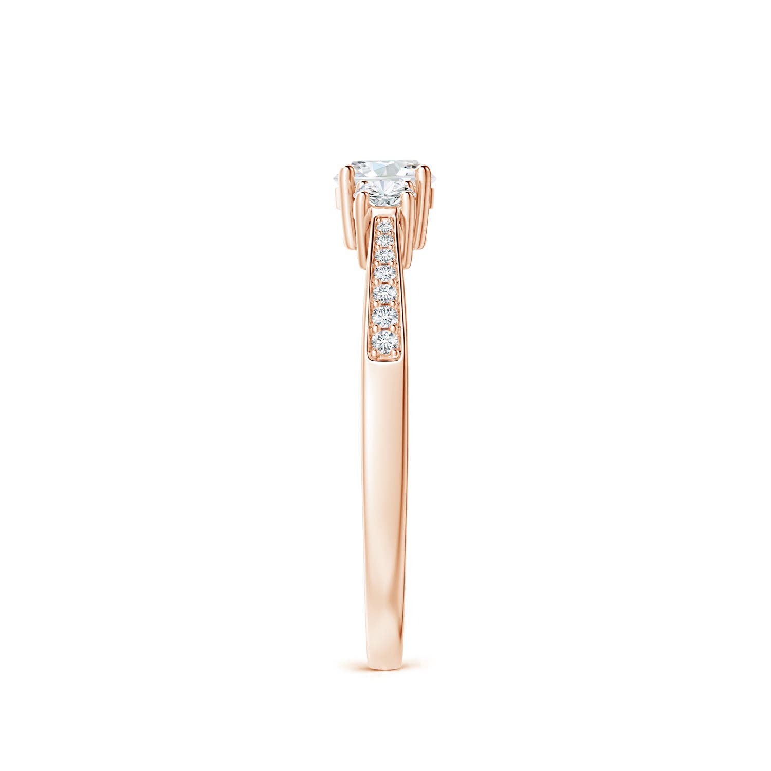 G, VS2 / 0.52 CT / 14 KT Rose Gold