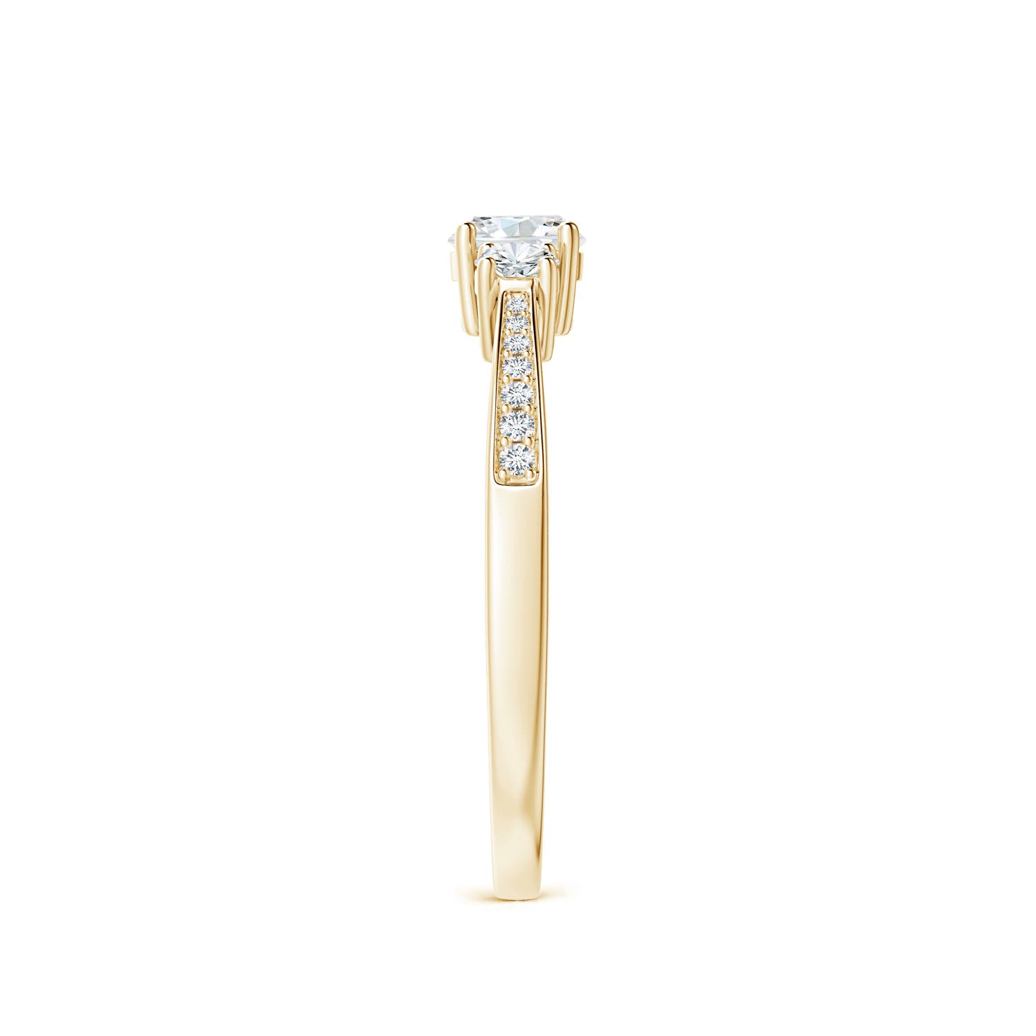 G, VS2 / 0.52 CT / 14 KT Yellow Gold