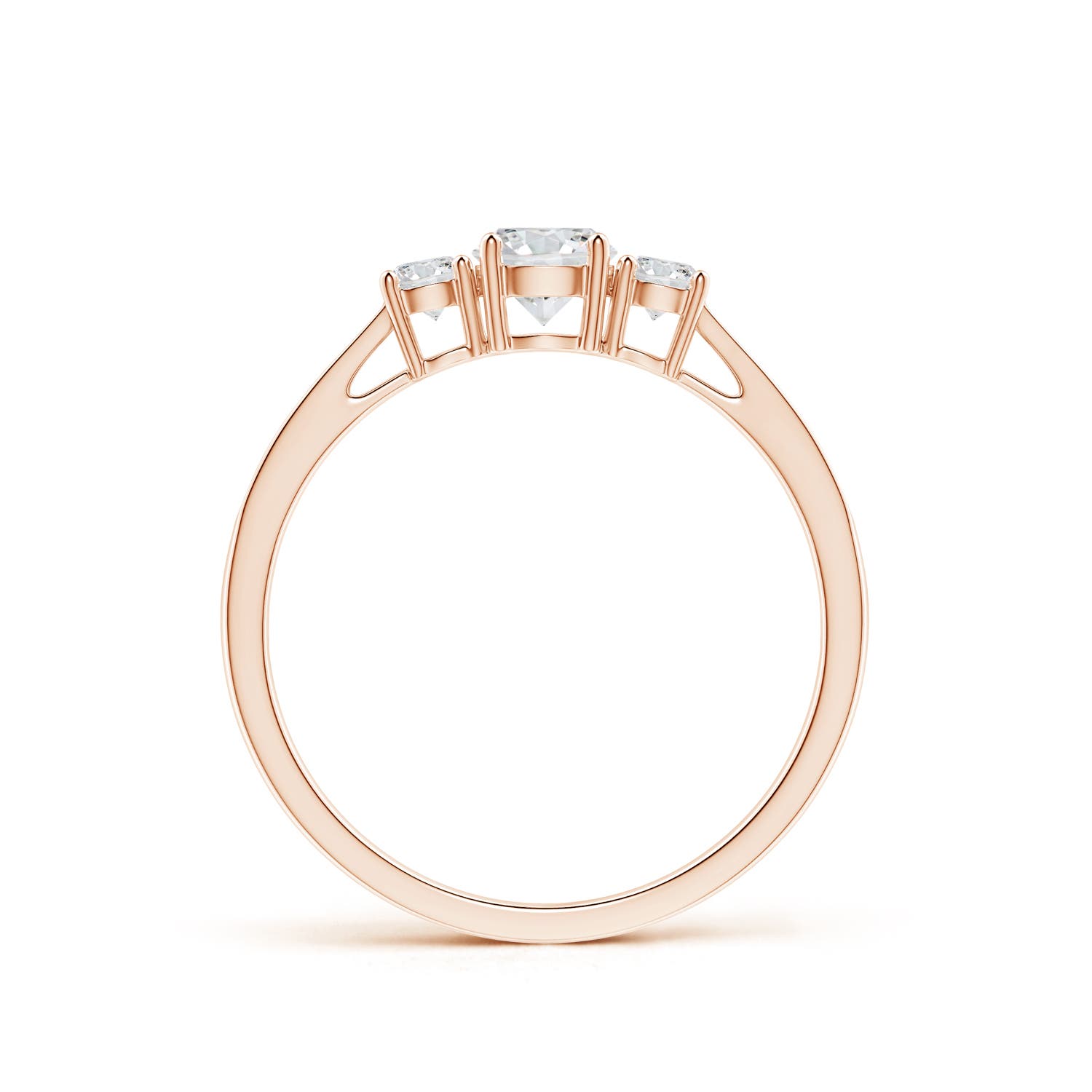 H, SI2 / 0.52 CT / 14 KT Rose Gold