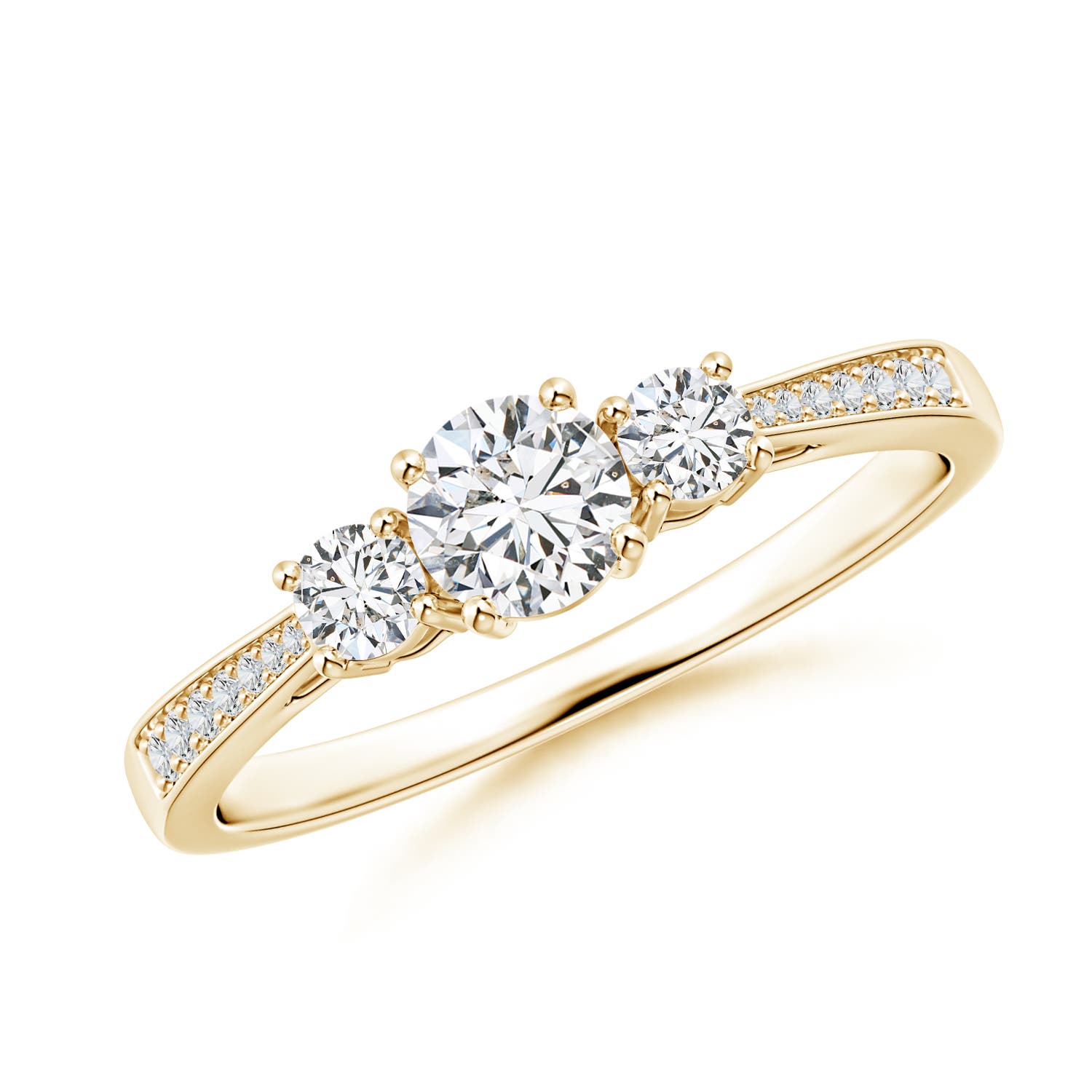 H, SI2 / 0.52 CT / 14 KT Yellow Gold