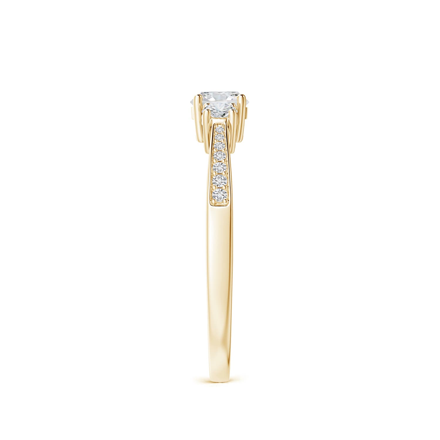 H, SI2 / 0.52 CT / 14 KT Yellow Gold