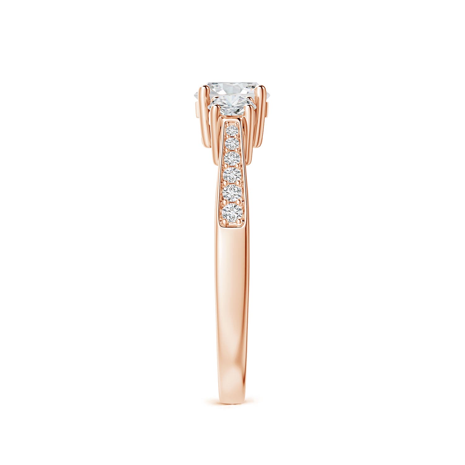 H, SI2 / 1.04 CT / 14 KT Rose Gold