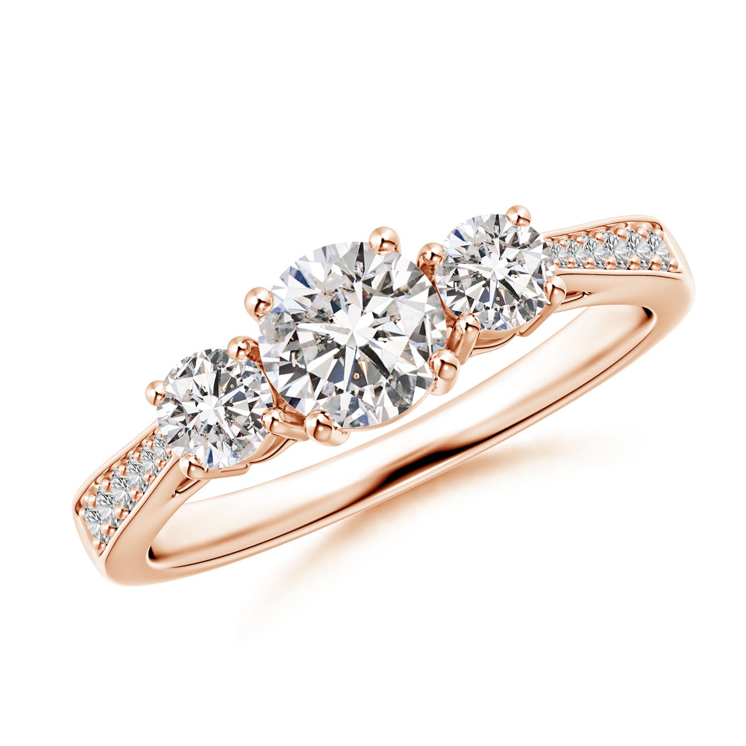 I-J, I1-I2 / 1.04 CT / 14 KT Rose Gold