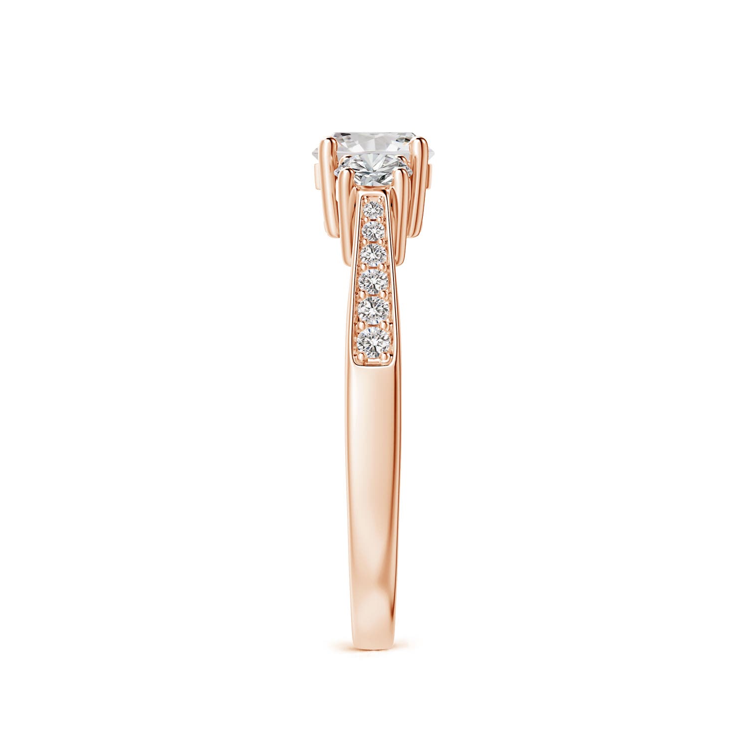 I-J, I1-I2 / 1.04 CT / 14 KT Rose Gold