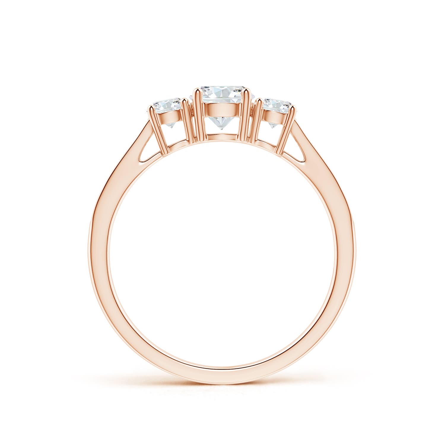 G, VS2 / 0.75 CT / 14 KT Rose Gold