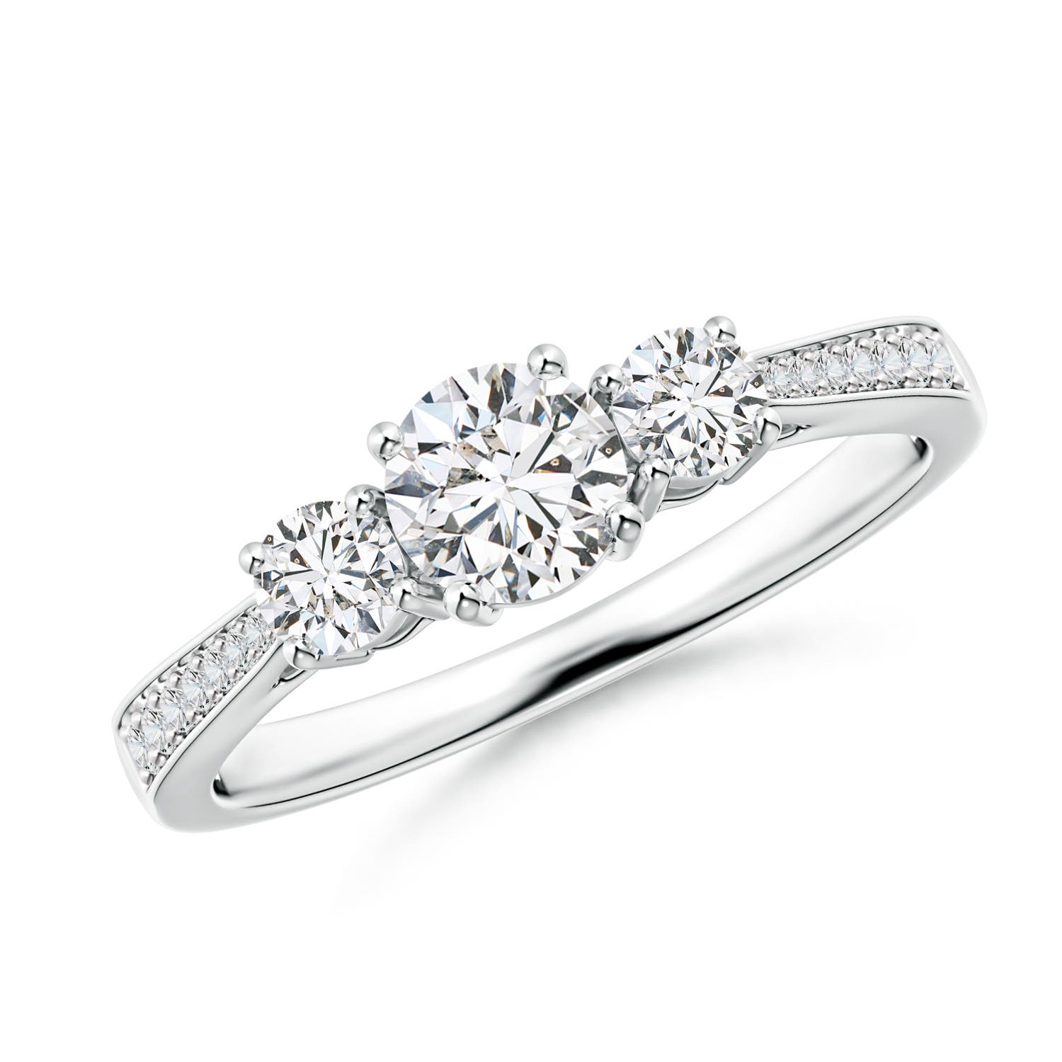 H, SI2 / 0.75 CT / 14 KT White Gold