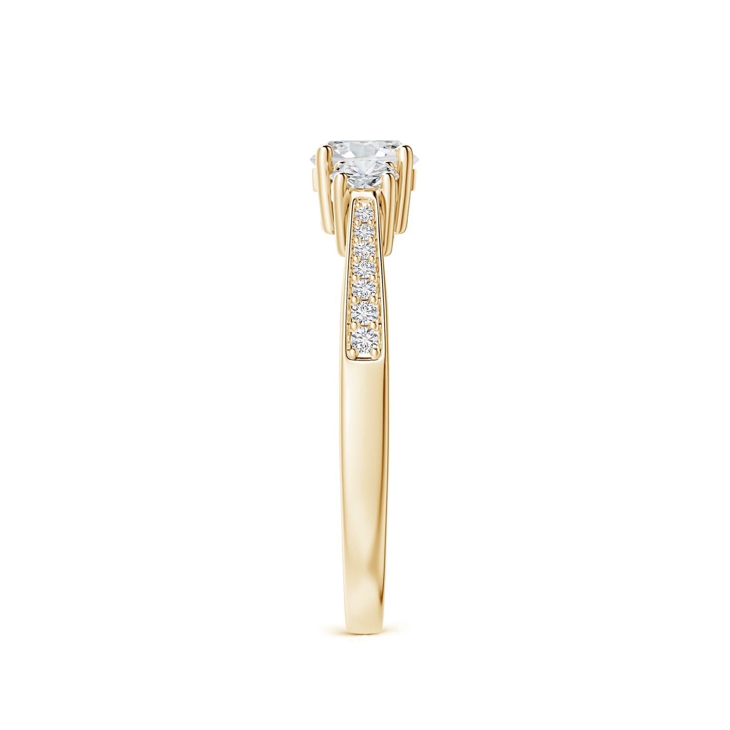 H, SI2 / 0.75 CT / 14 KT Yellow Gold