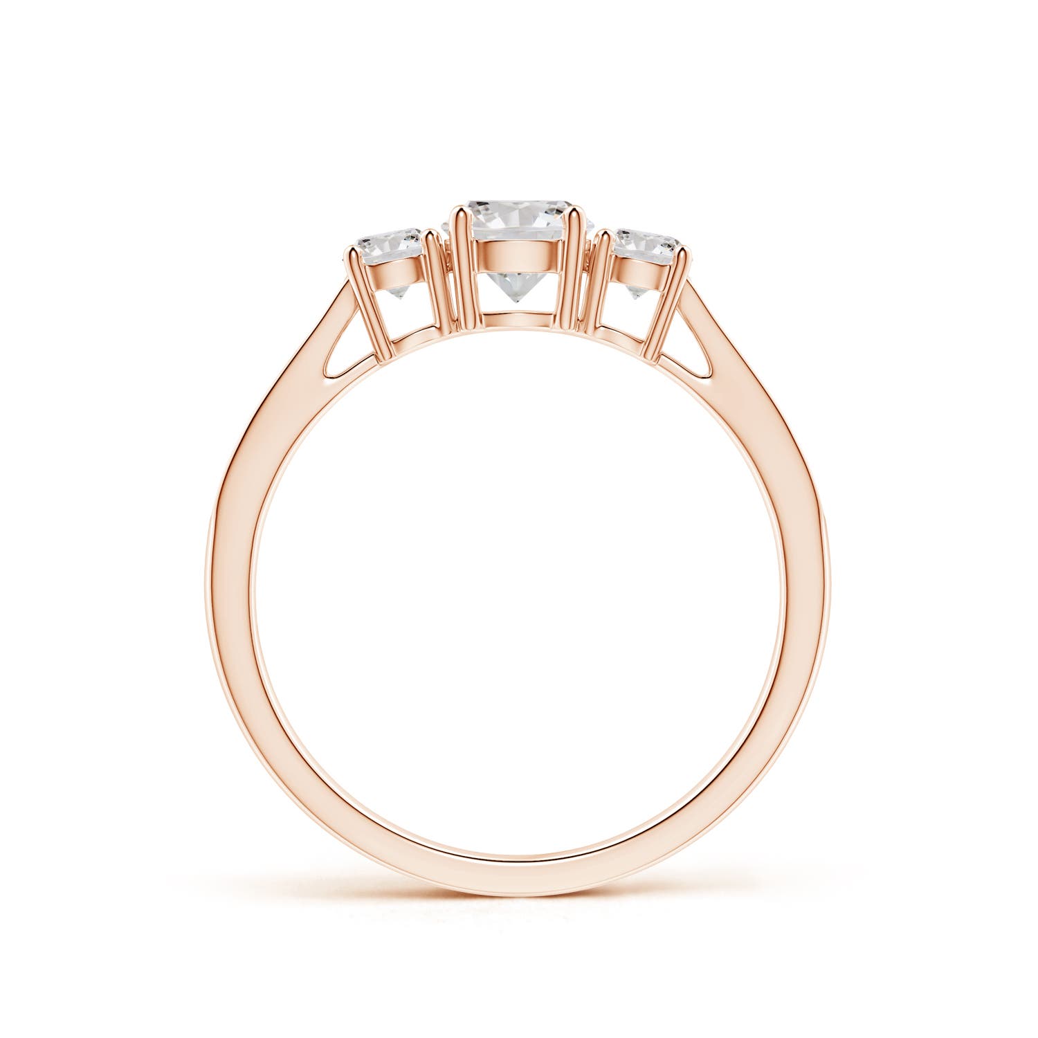 I-J, I1-I2 / 0.75 CT / 14 KT Rose Gold