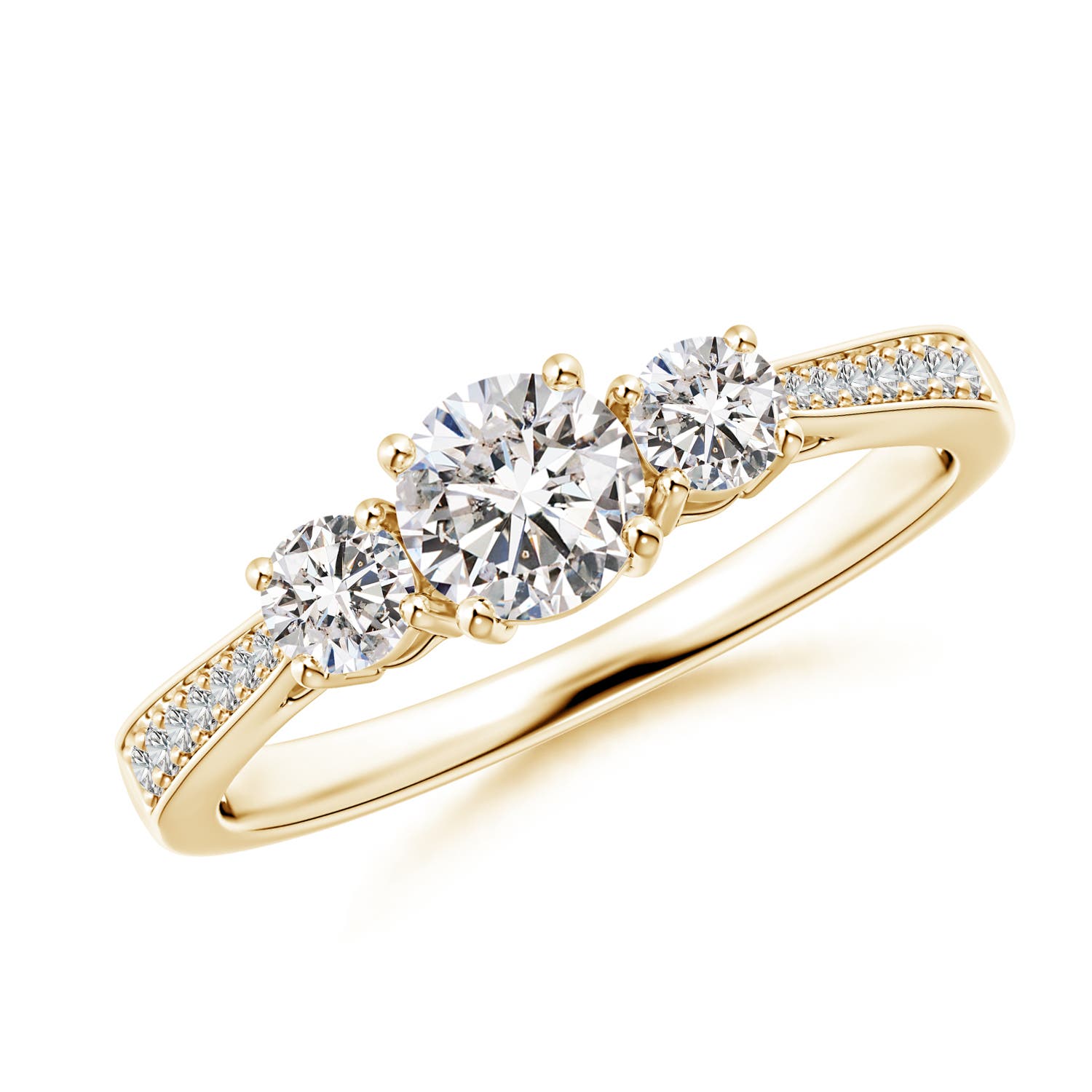 I-J, I1-I2 / 0.75 CT / 14 KT Yellow Gold