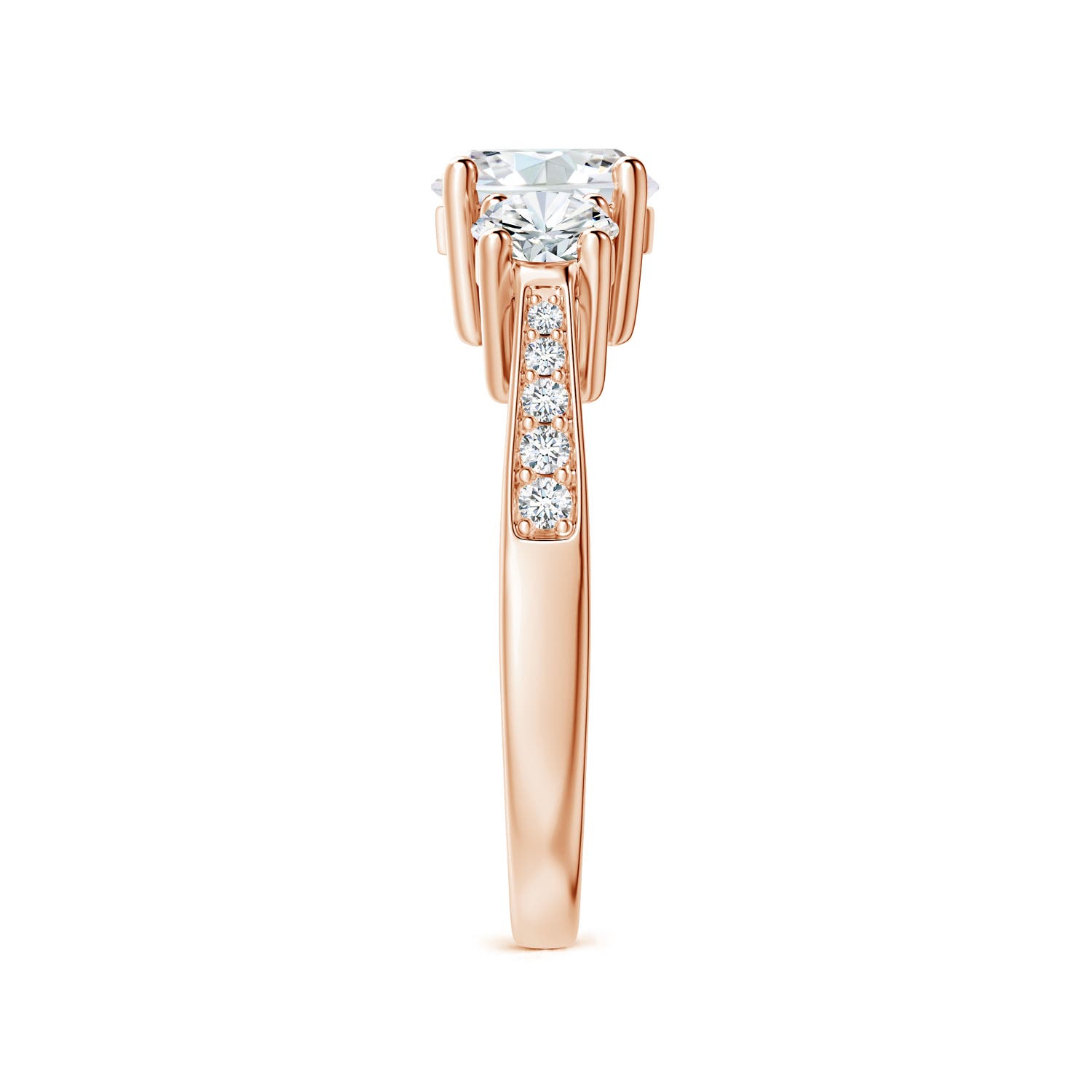 G, VS2 / 2.04 CT / 14 KT Rose Gold