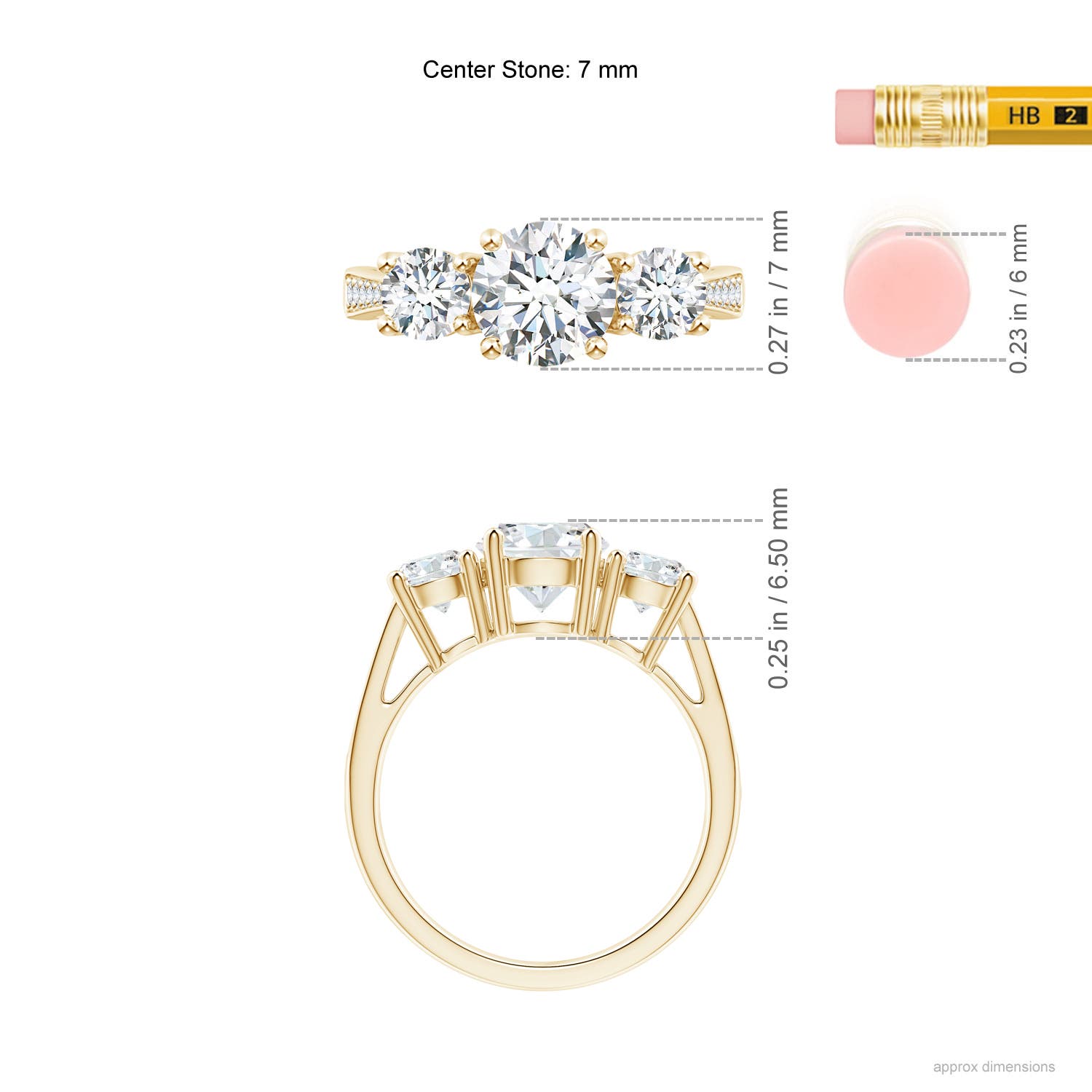 G, VS2 / 2.04 CT / 14 KT Yellow Gold