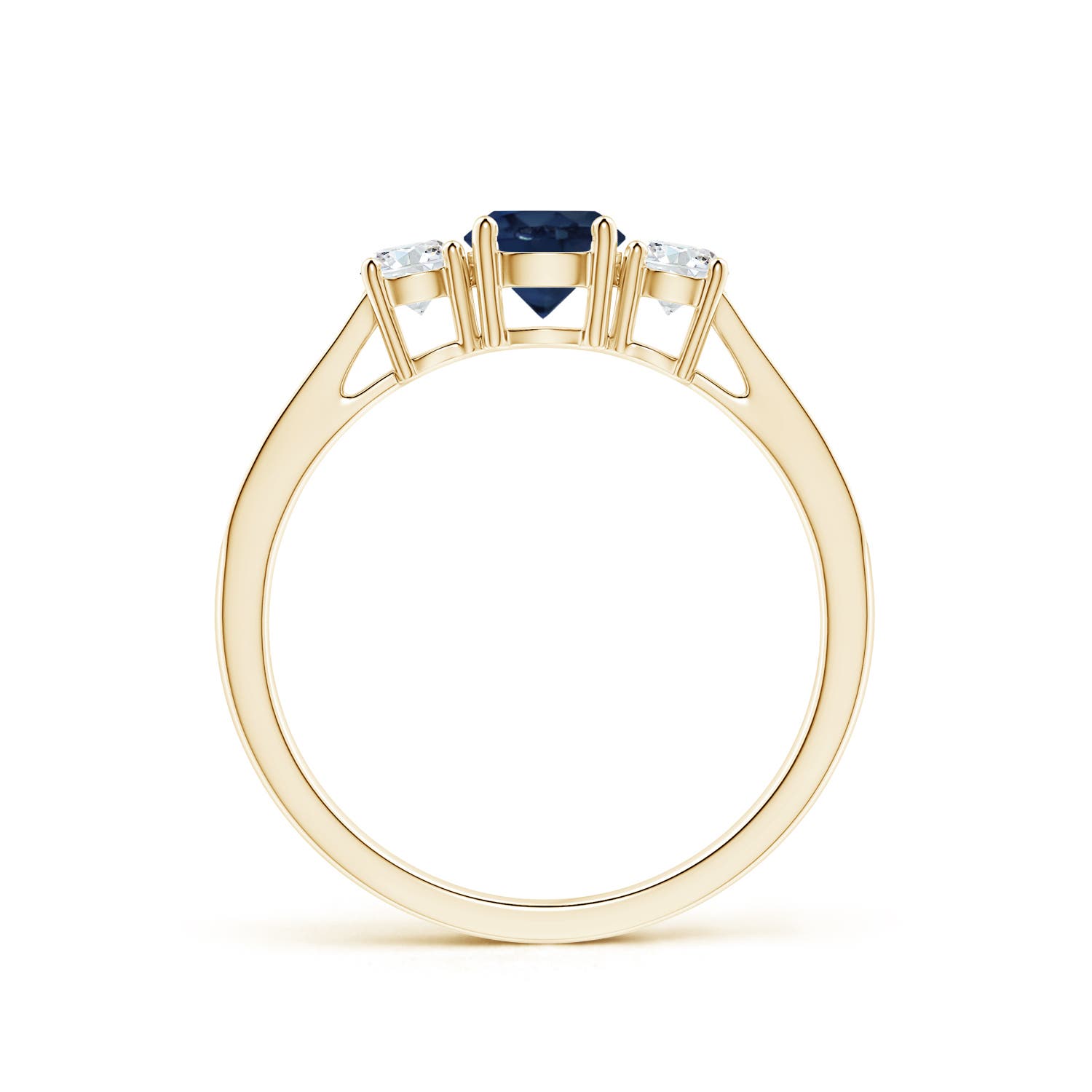 AA - Blue Sapphire / 0.88 CT / 14 KT Yellow Gold