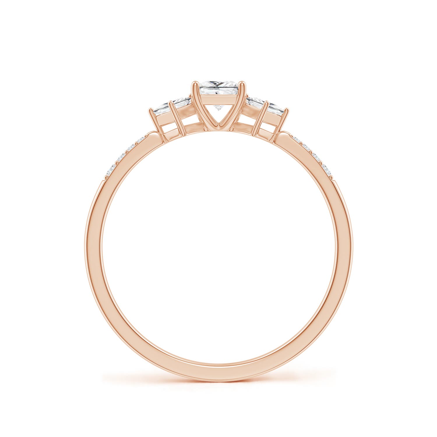 G, VS2 / 0.5 CT / 14 KT Rose Gold