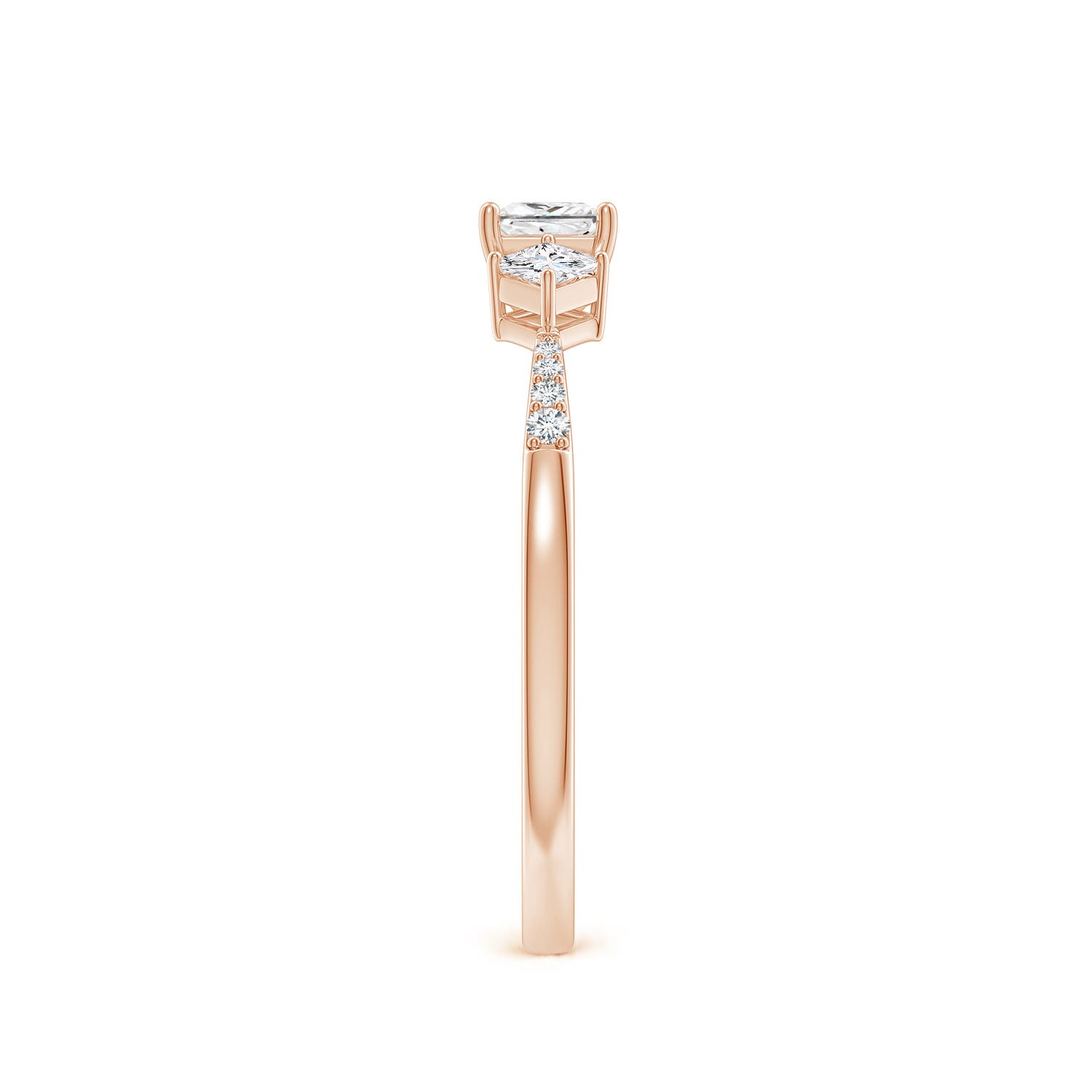 G, VS2 / 0.5 CT / 14 KT Rose Gold