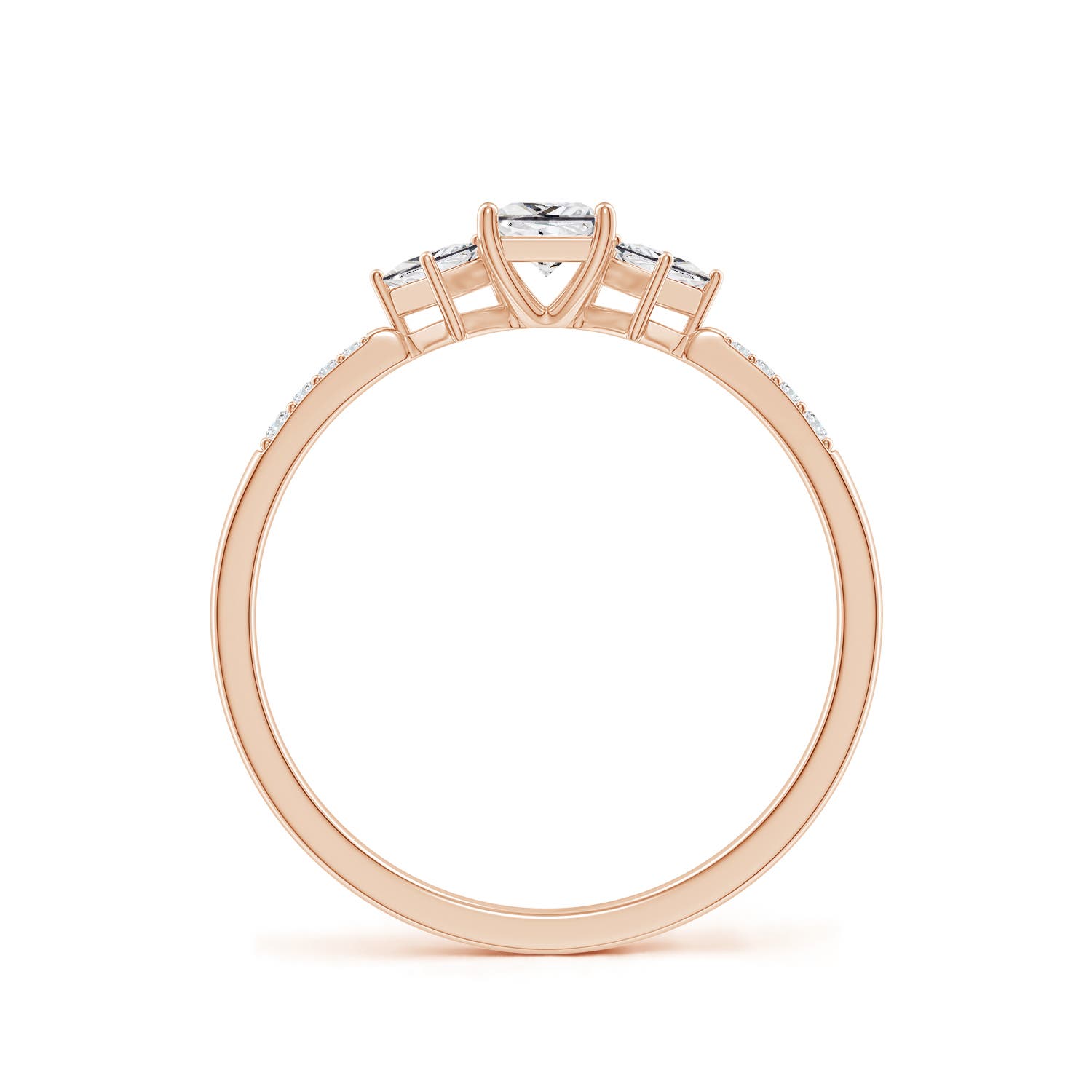 H, SI2 / 0.5 CT / 14 KT Rose Gold