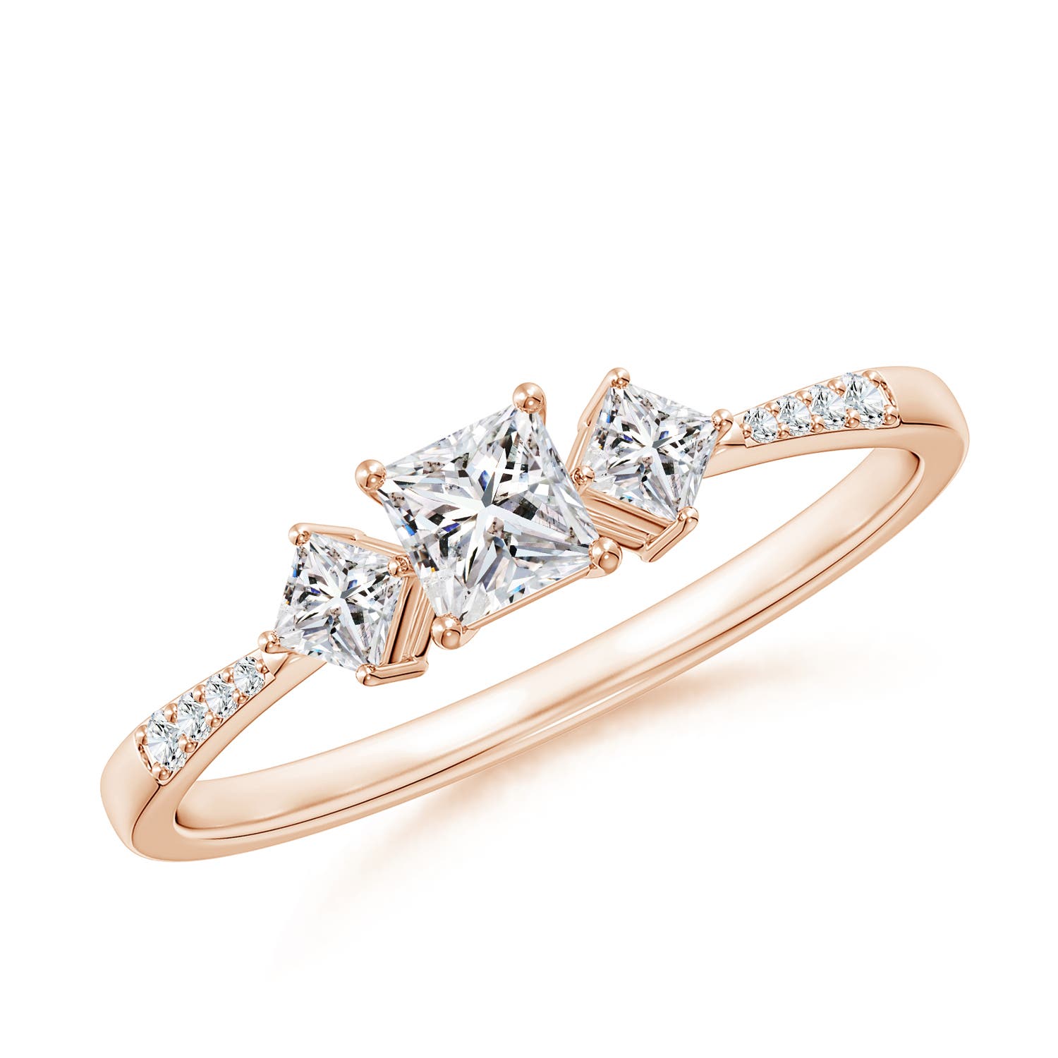 I-J, I1-I2 / 0.5 CT / 14 KT Rose Gold