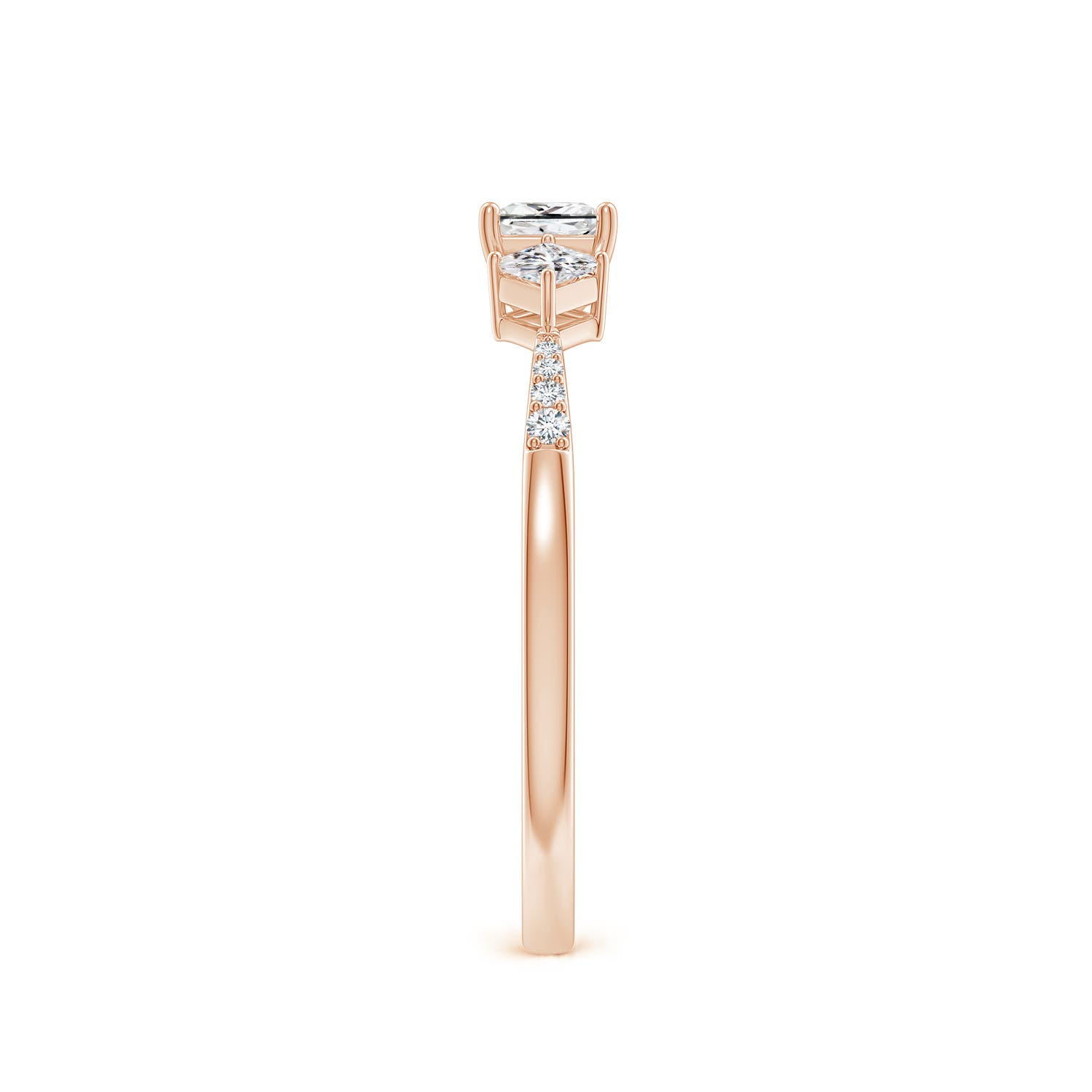 I-J, I1-I2 / 0.5 CT / 14 KT Rose Gold