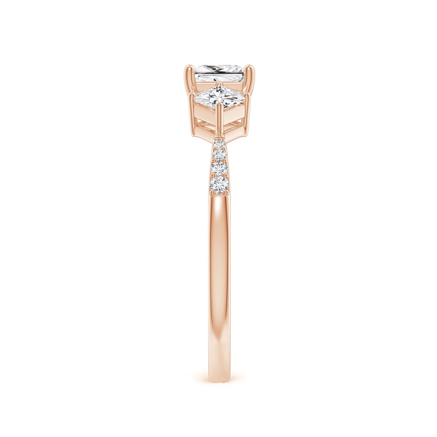 H, SI2 / 0.9 CT / 14 KT Rose Gold