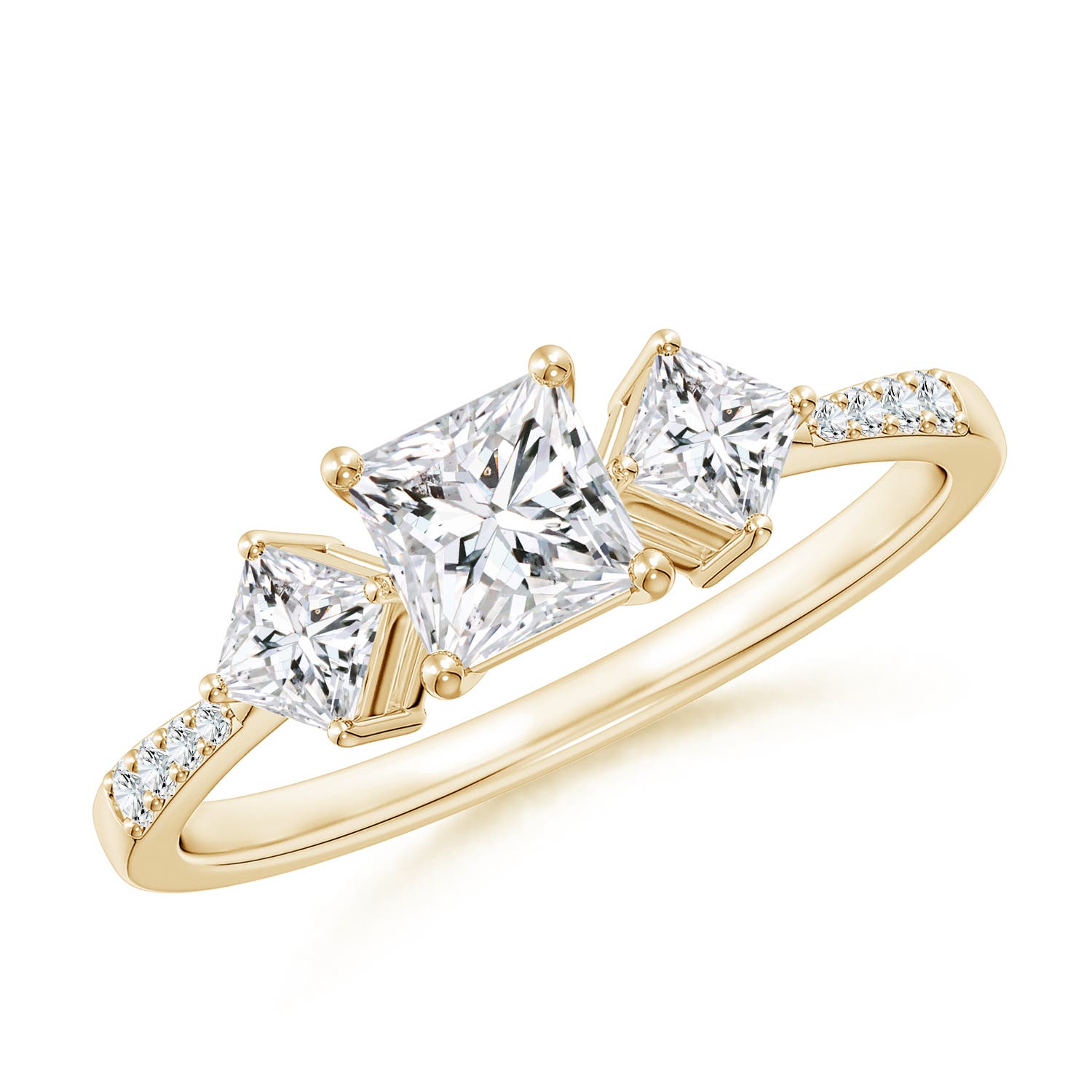 H, SI2 / 0.9 CT / 14 KT Yellow Gold