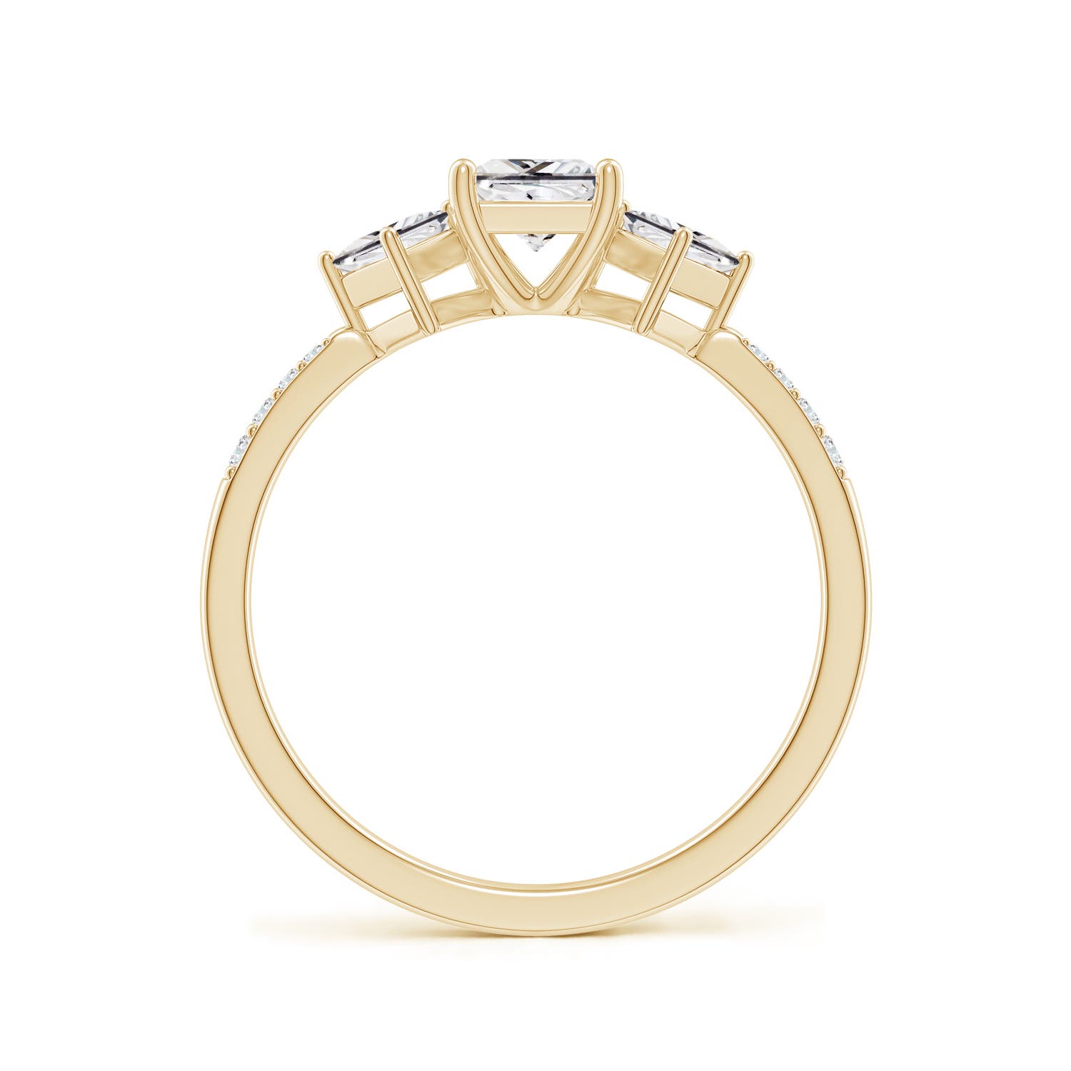 H, SI2 / 0.9 CT / 14 KT Yellow Gold