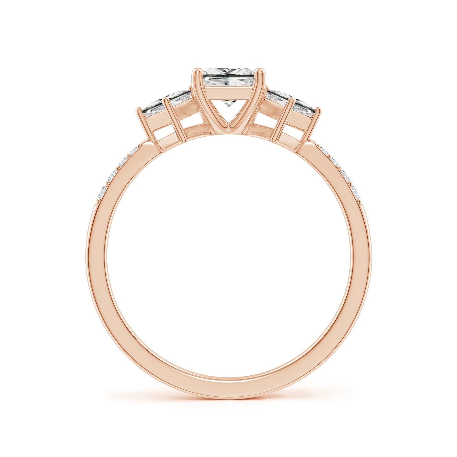 I-J, I1-I2 / 0.9 CT / 14 KT Rose Gold