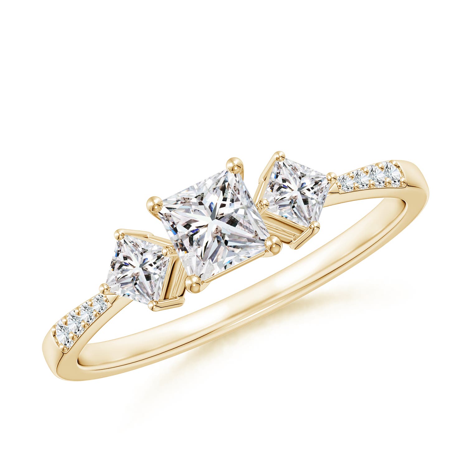 I-J, I1-I2 / 0.67 CT / 14 KT Yellow Gold