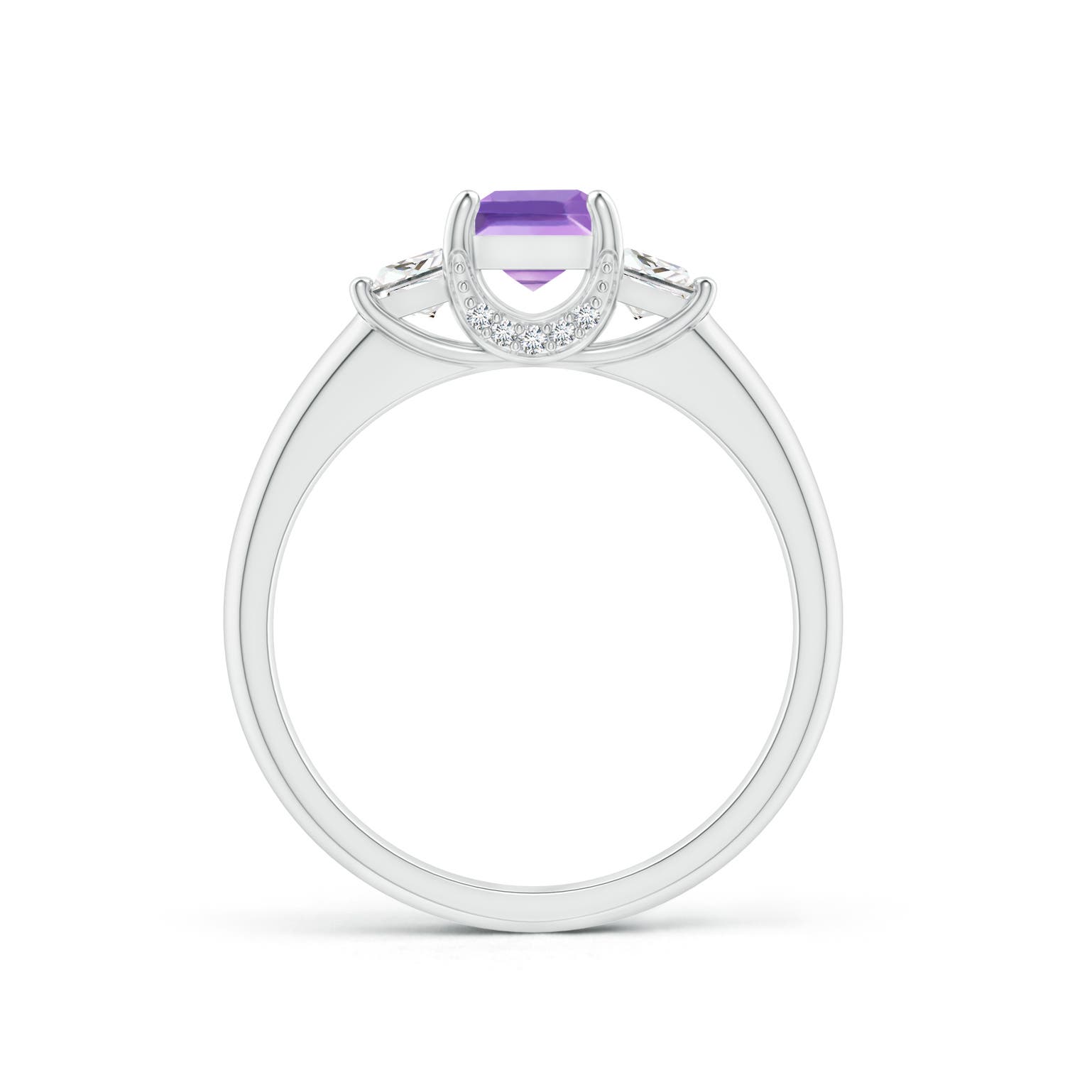 A - Amethyst / 1.07 CT / 14 KT White Gold