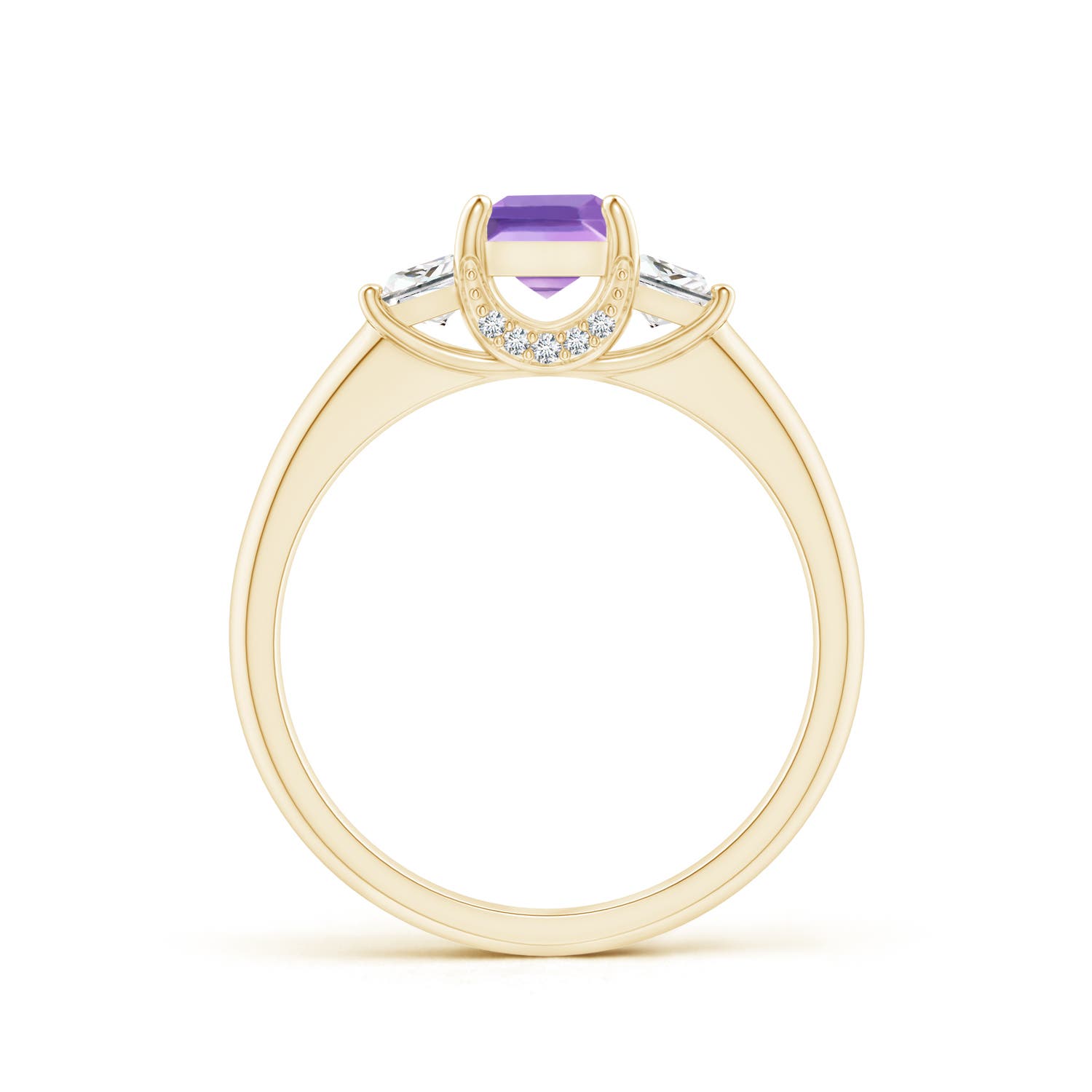 A - Amethyst / 1.07 CT / 14 KT Yellow Gold