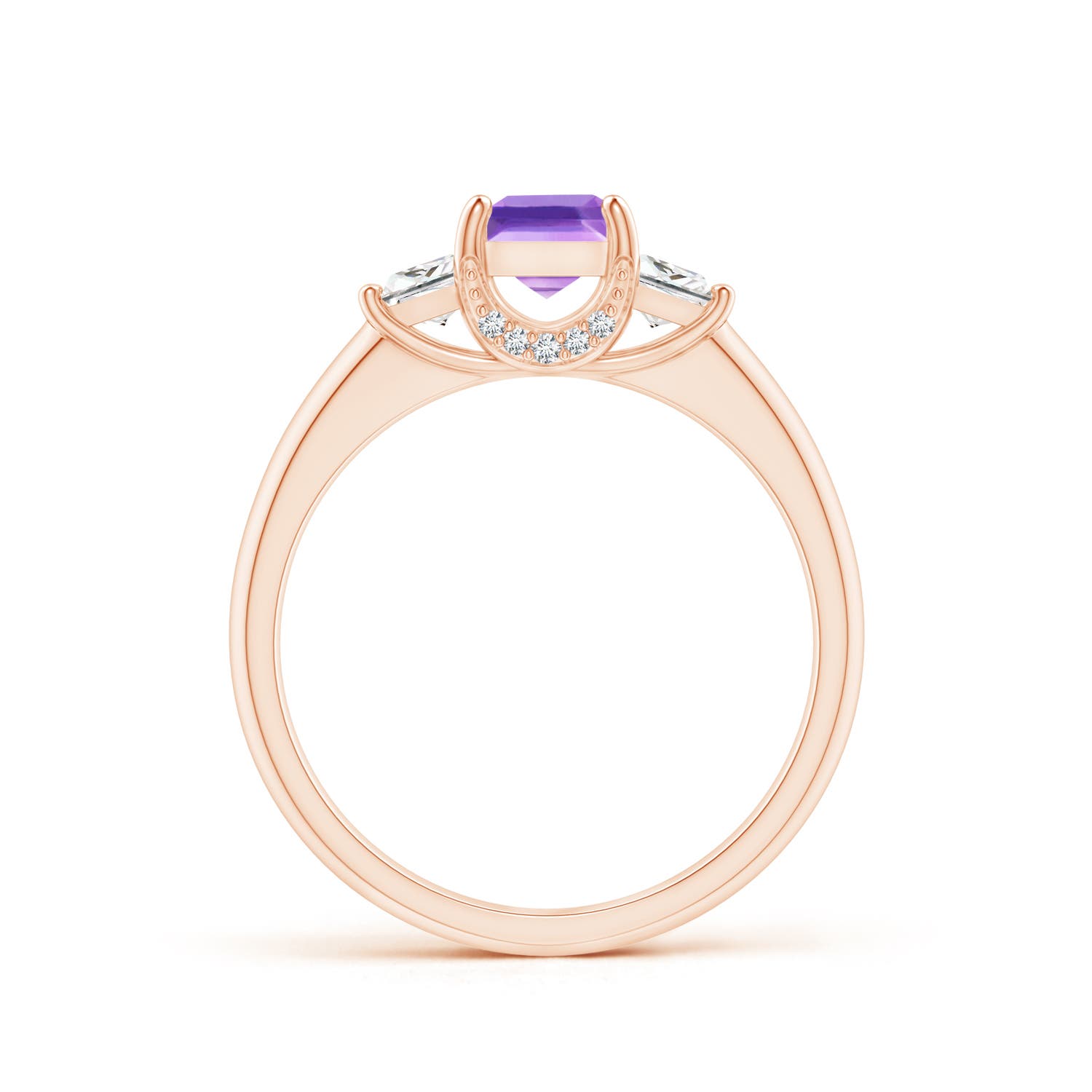 AA - Amethyst / 1.07 CT / 14 KT Rose Gold