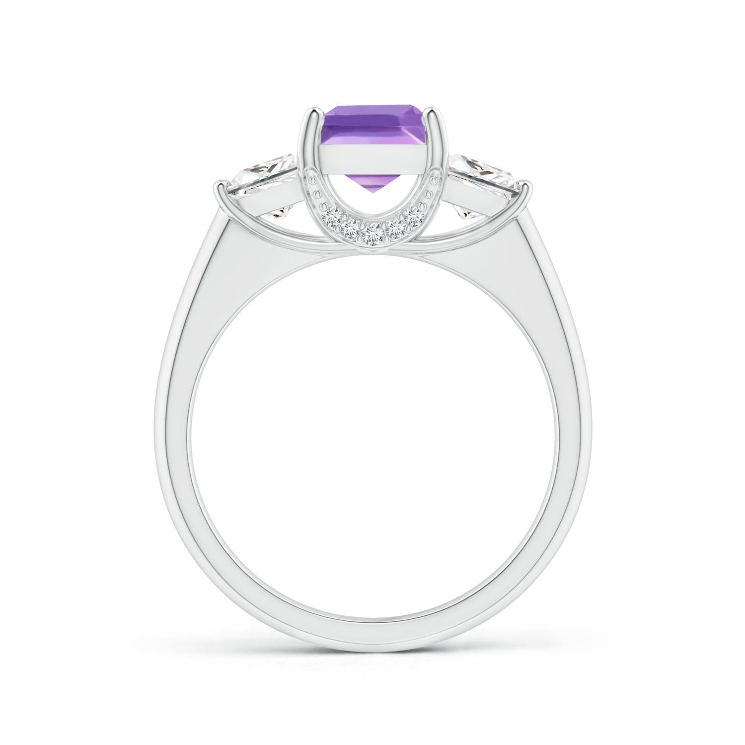 A - Amethyst / 1.79 CT / 14 KT White Gold