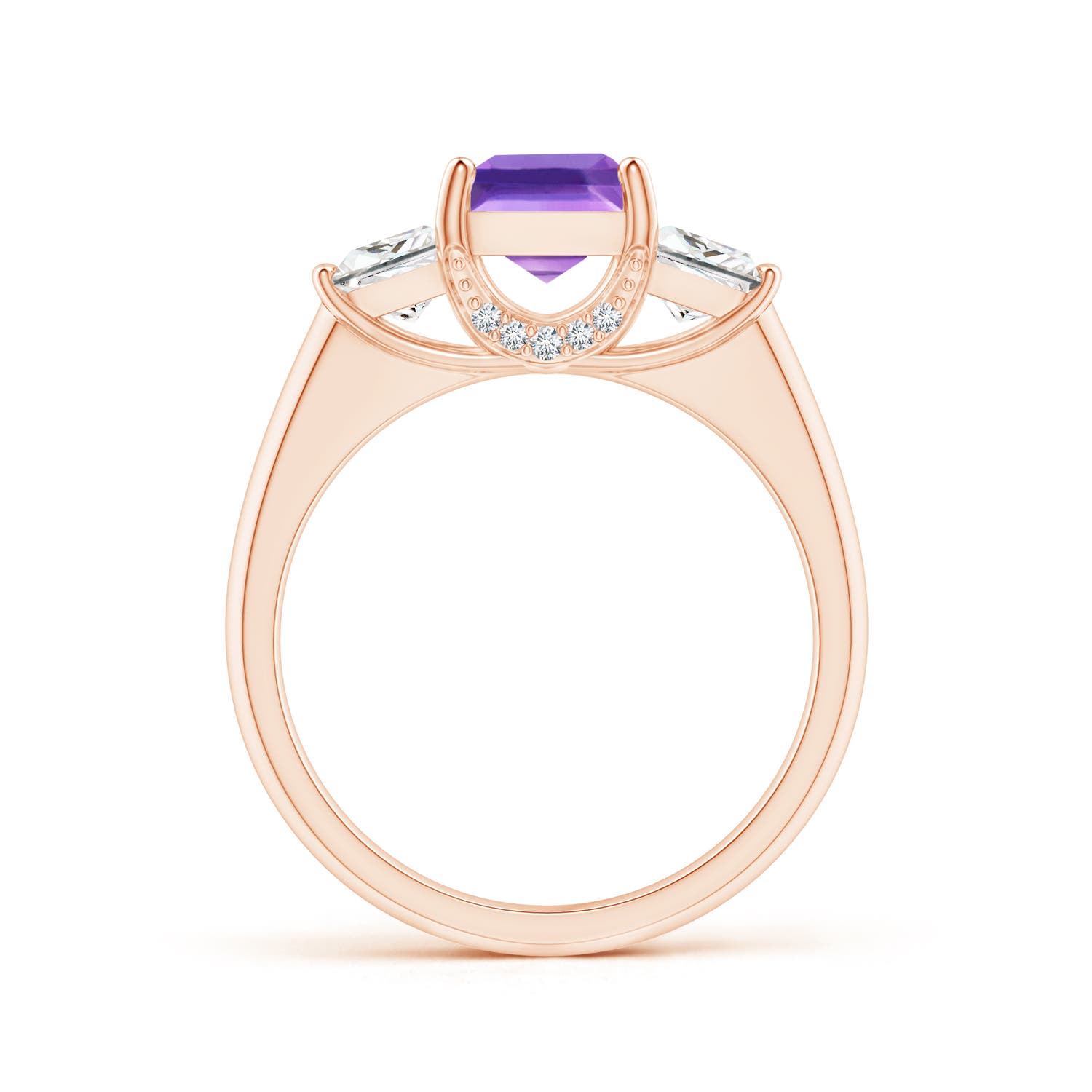 AAA - Amethyst / 1.79 CT / 14 KT Rose Gold