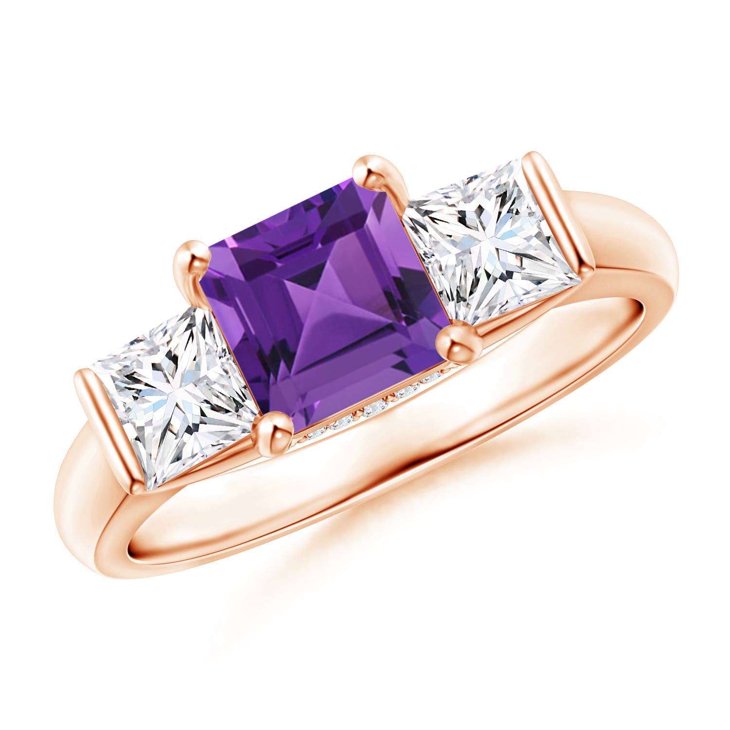 AAAA - Amethyst / 1.79 CT / 14 KT Rose Gold