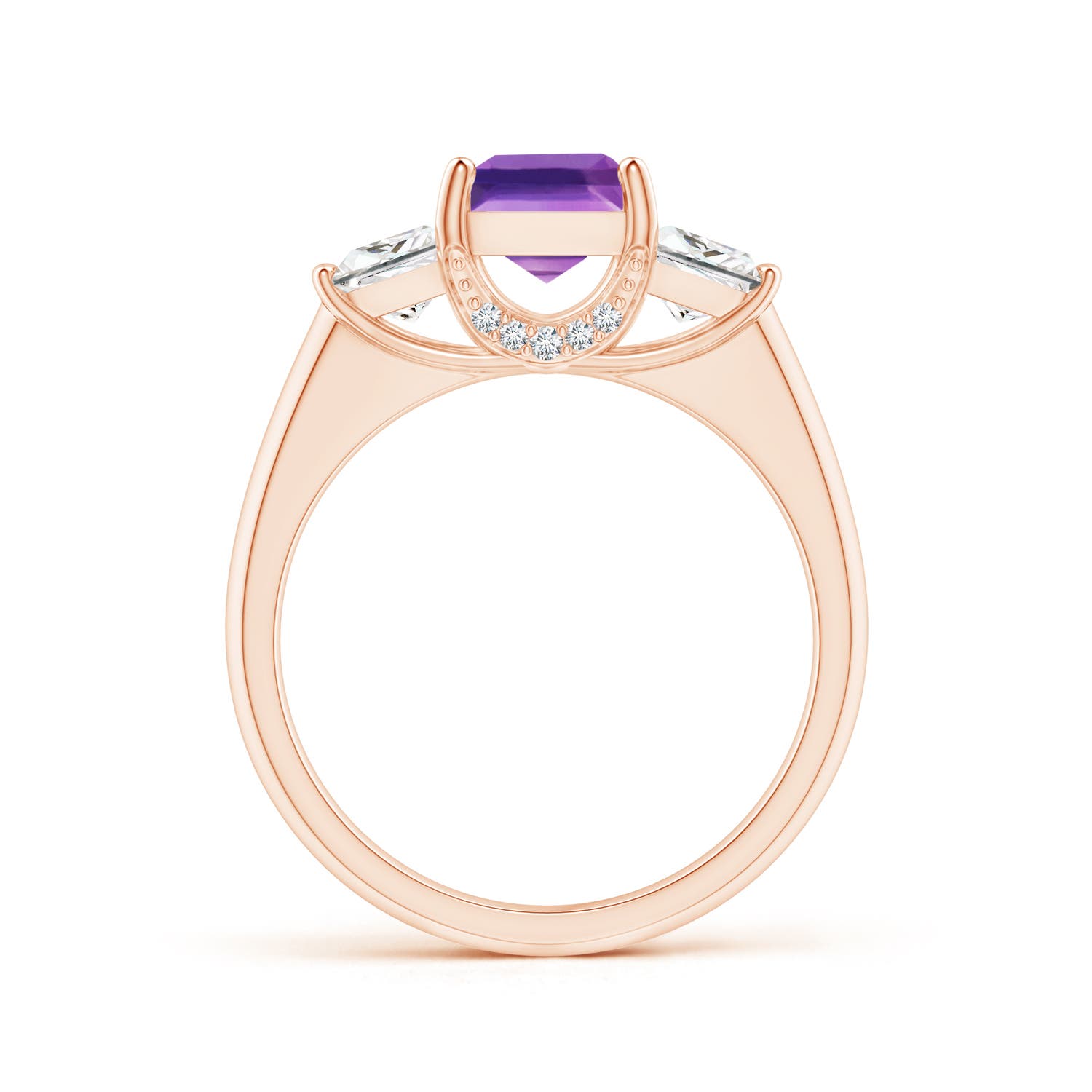 AAAA - Amethyst / 1.79 CT / 14 KT Rose Gold