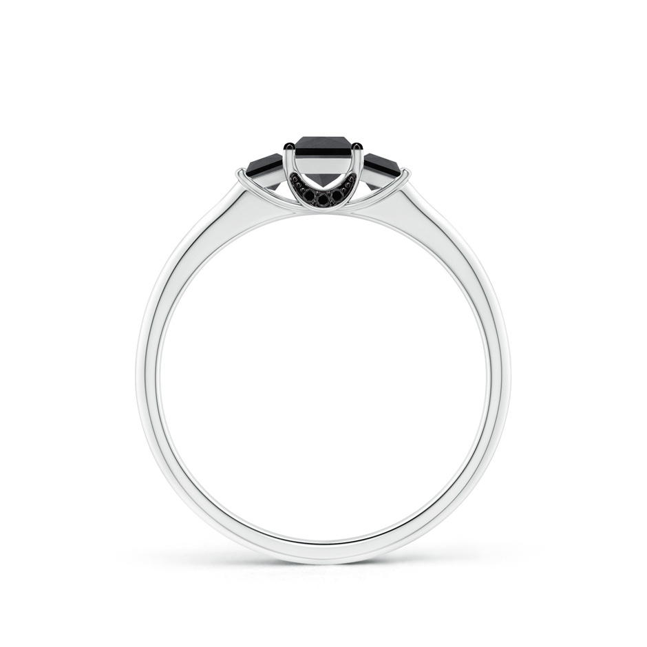 3.6mm AA Classic Princess-Cut Enhanced Black Diamond Engagement Ring in P950 Platinum product image