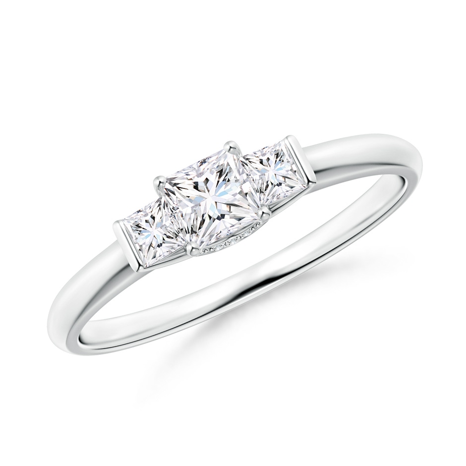 3.6mm GVS2 Classic Princess-Cut Diamond Engagement Ring in P950 Platinum 