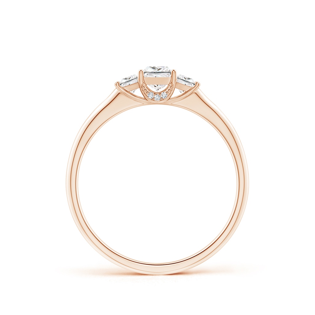 3.6mm GVS2 Classic Princess-Cut Diamond Engagement Ring in Rose Gold - side_1