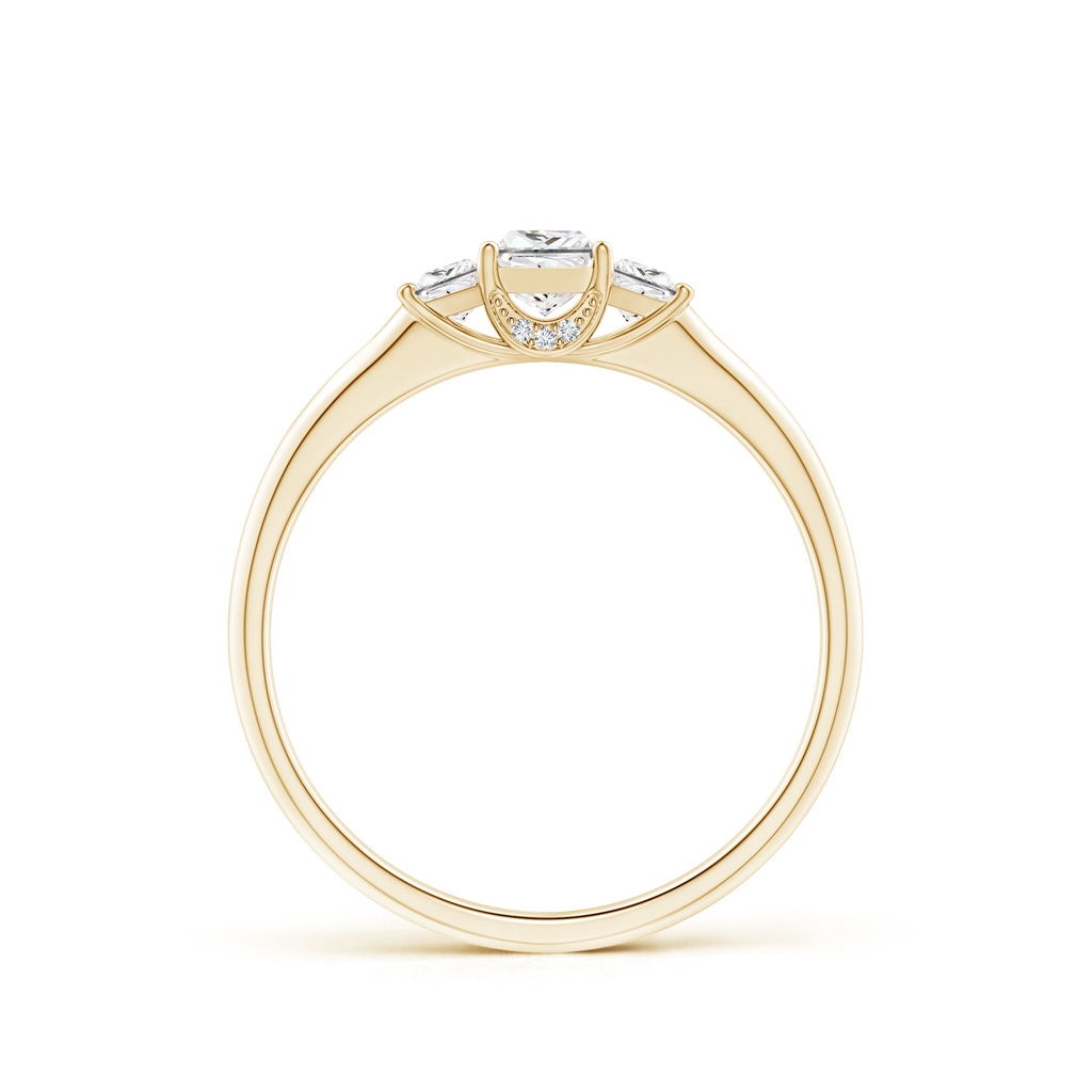 3.6mm GVS2 Classic Princess-Cut Diamond Engagement Ring in Yellow Gold - side_1