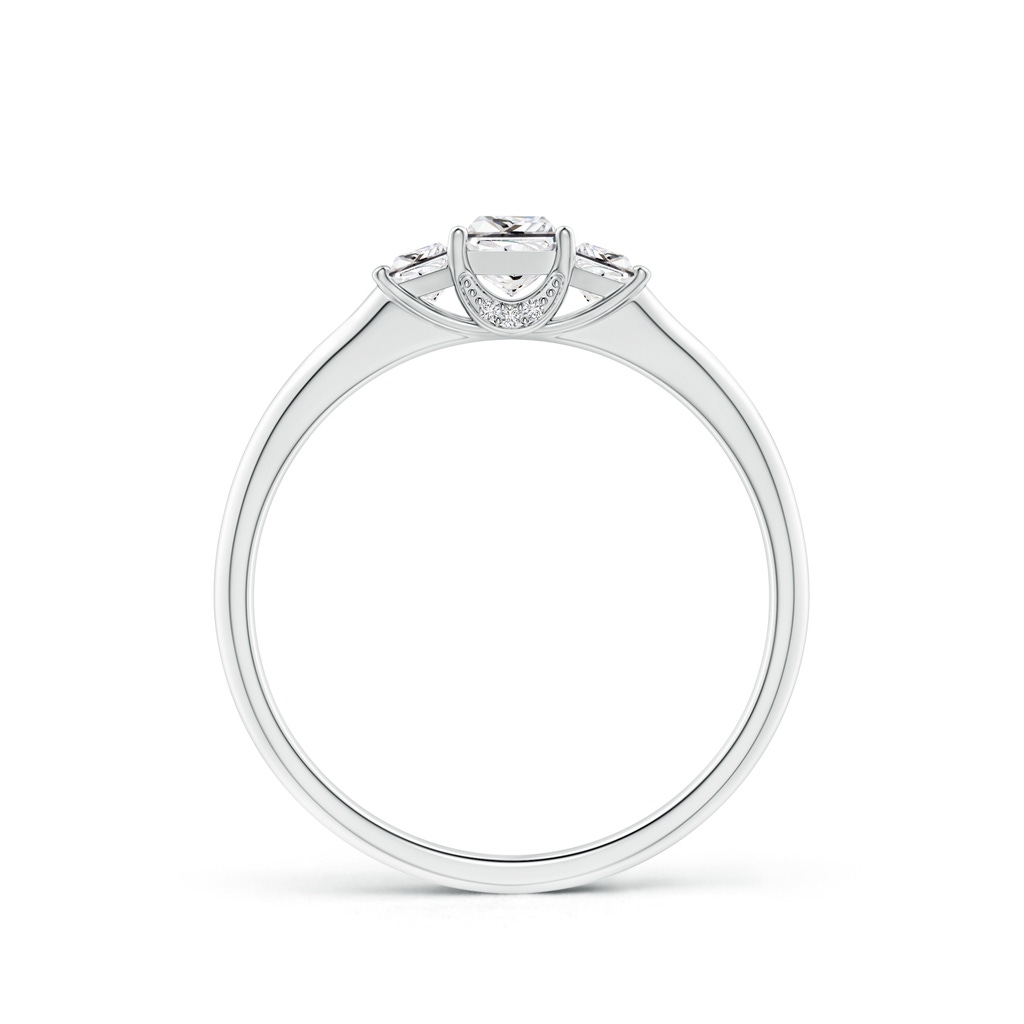 3.6mm HSI2 Classic Princess-Cut Diamond Engagement Ring in White Gold - side_1