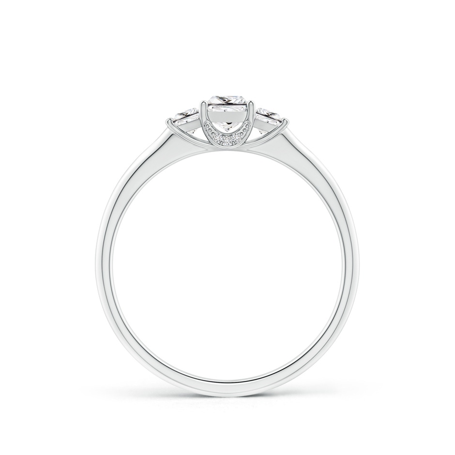 3.6mm HSI2 Classic Princess-Cut Diamond Engagement Ring in White Gold side-1