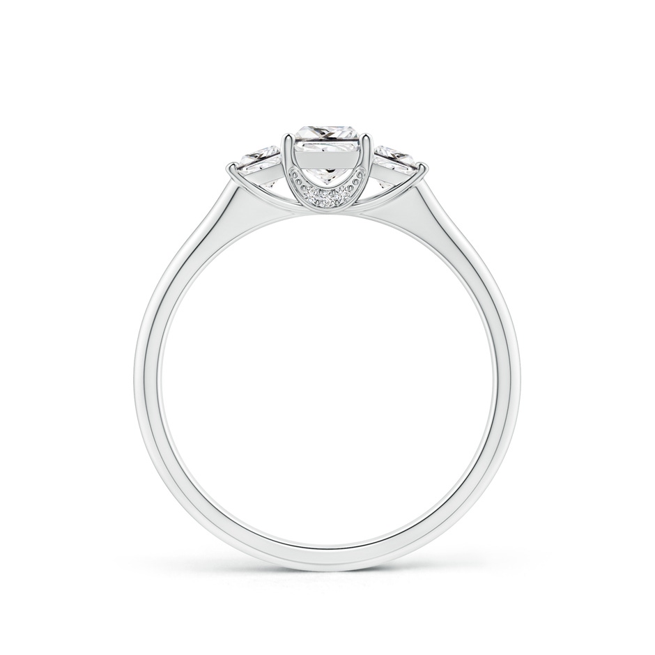 4.1mm HSI2 Classic Princess-Cut Diamond Engagement Ring in White Gold side-1