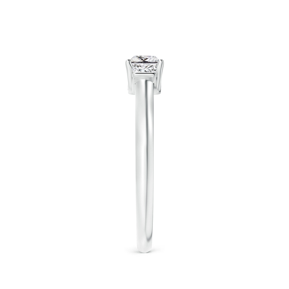 4.1mm HSI2 Classic Princess-Cut Diamond Engagement Ring in White Gold side-2