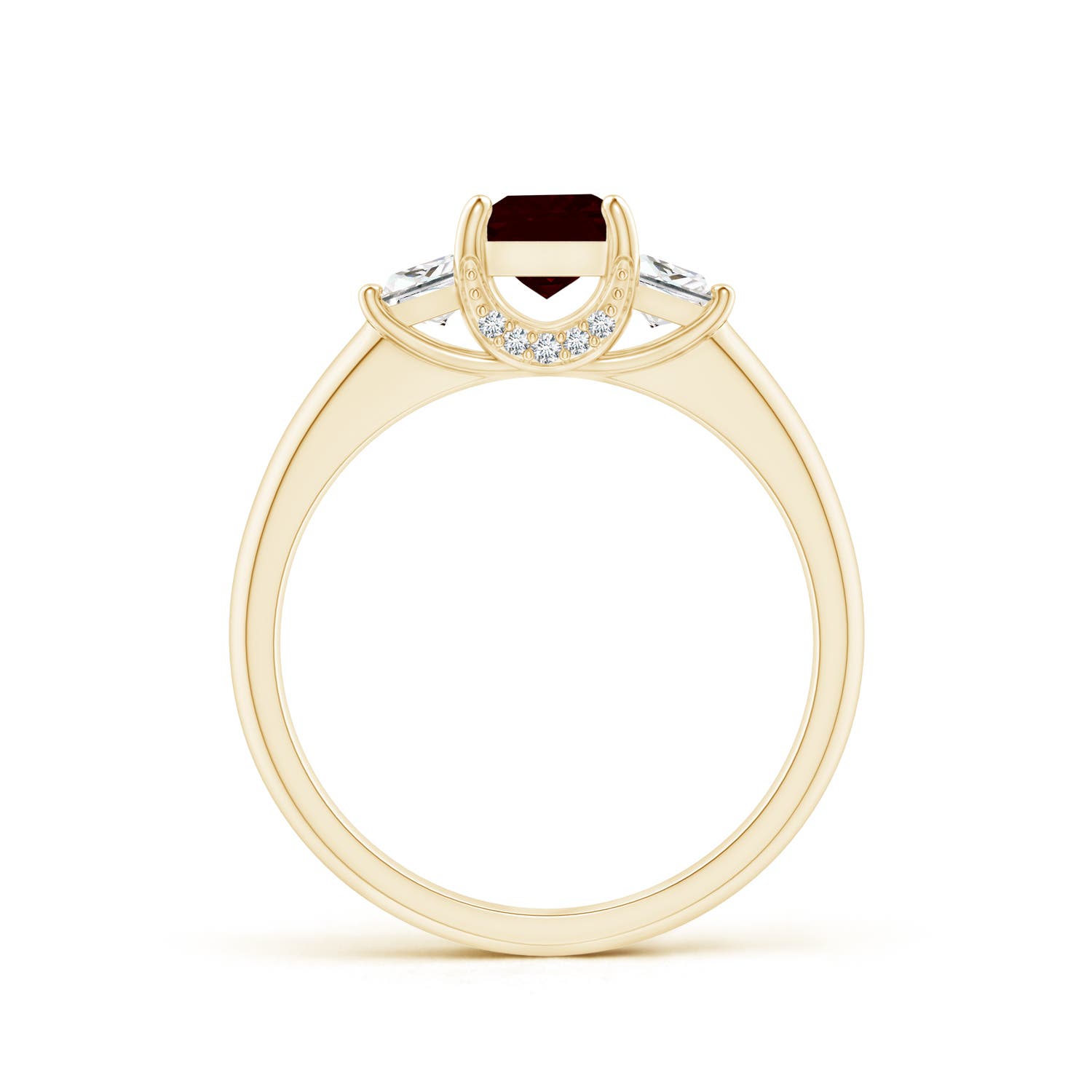 A - Garnet / 1.12 CT / 14 KT Yellow Gold