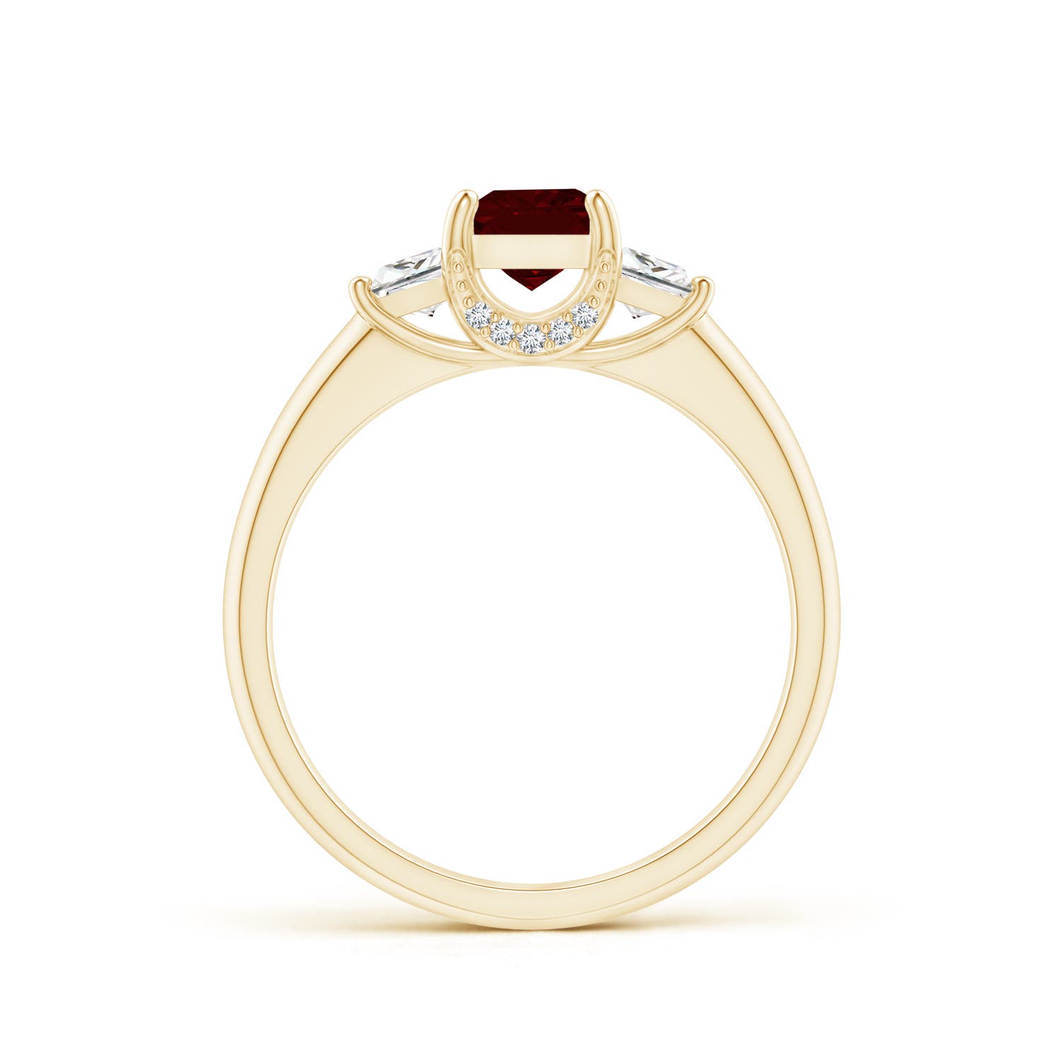 AAA - Garnet / 1.12 CT / 14 KT Yellow Gold