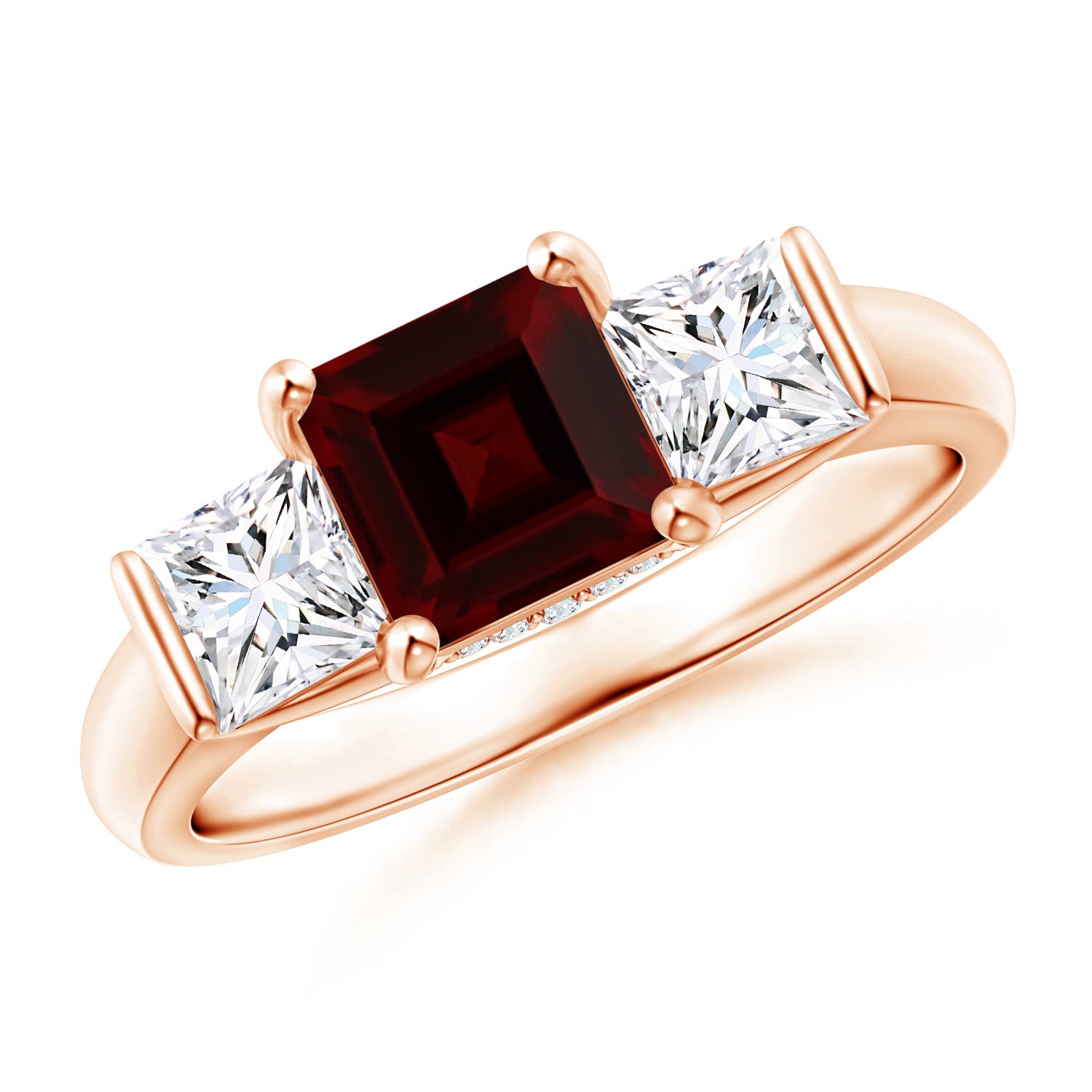 AA - Garnet / 2.19 CT / 14 KT Rose Gold