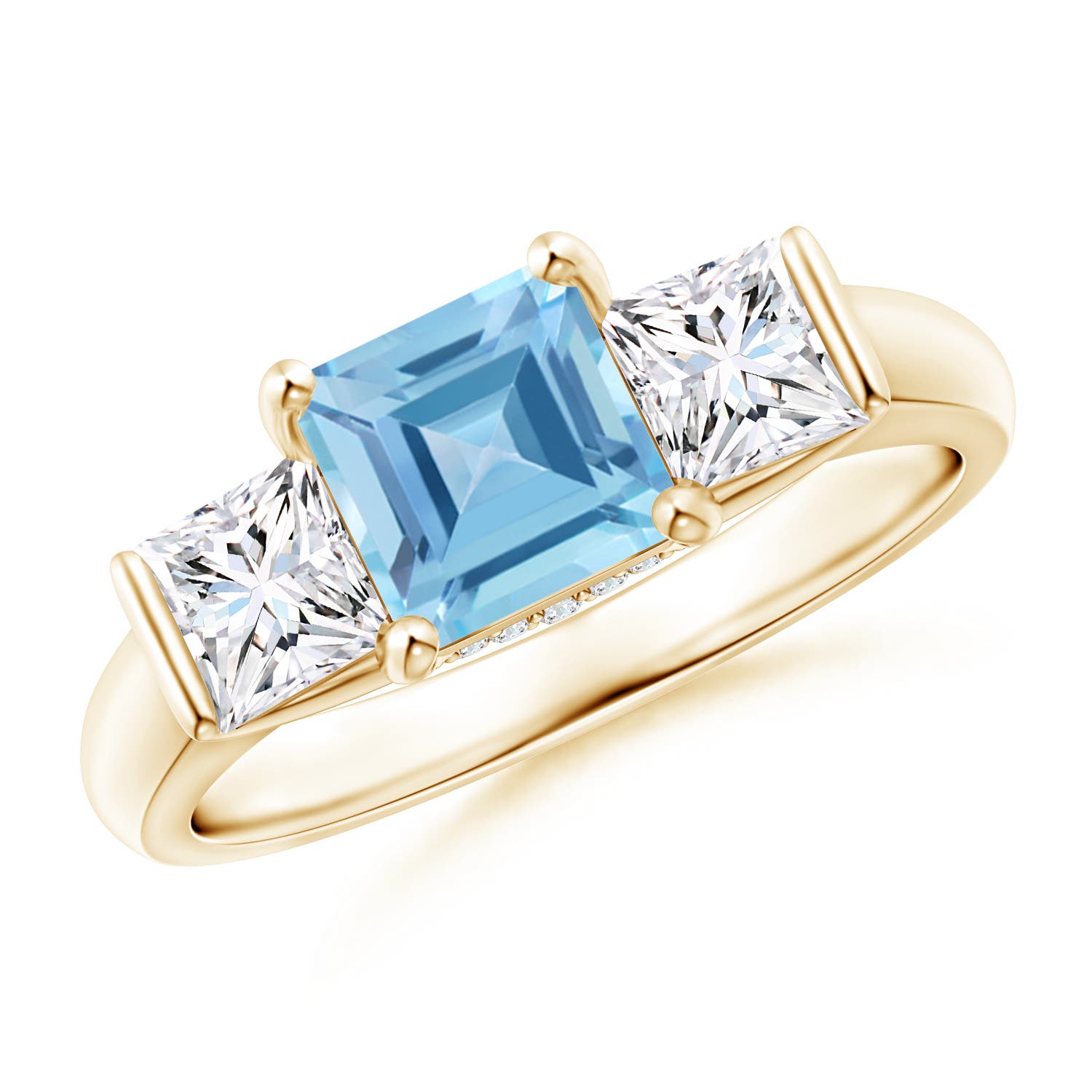 A - Swiss Blue Topaz / 2.14 CT / 14 KT Yellow Gold