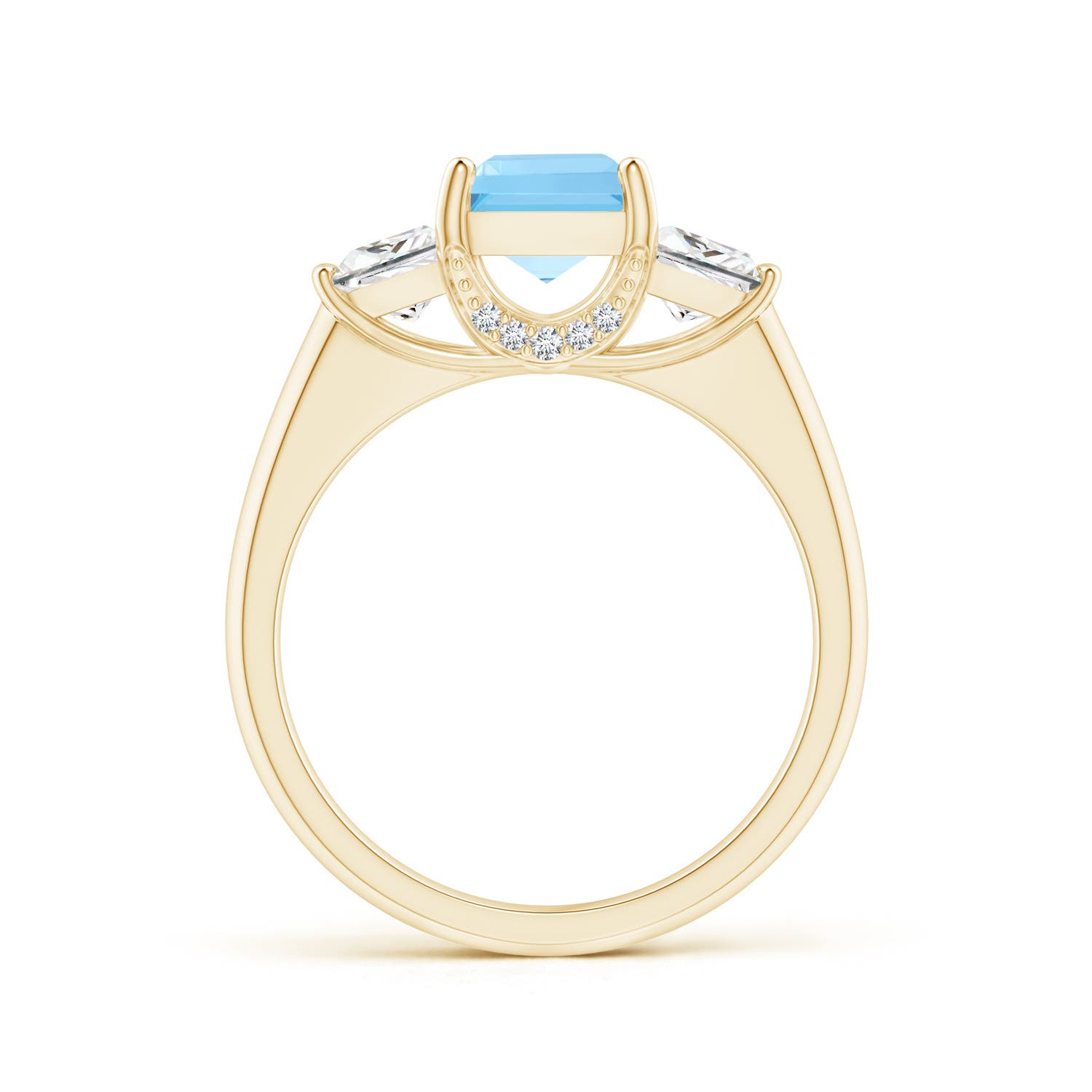 A - Swiss Blue Topaz / 2.14 CT / 14 KT Yellow Gold